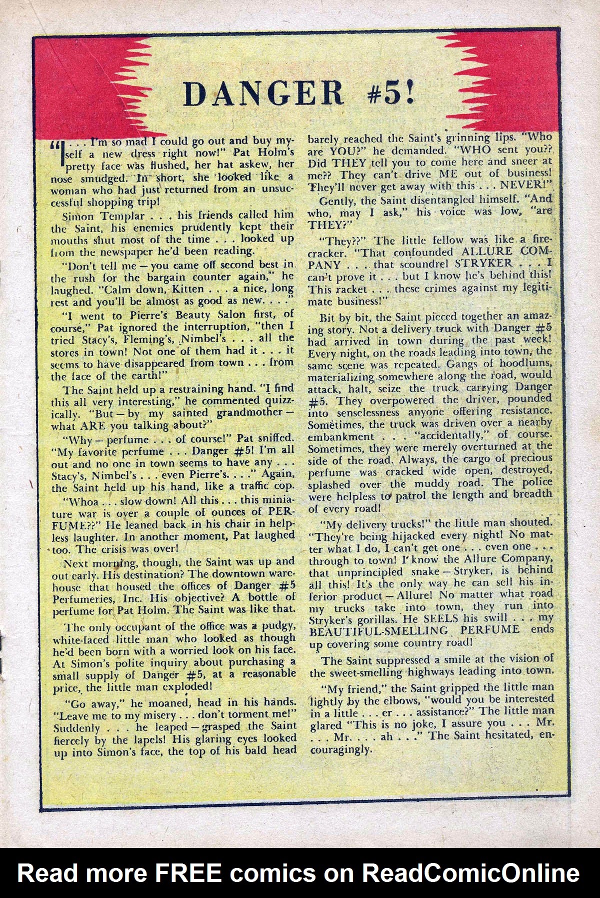 Read online The Saint (1947) comic -  Issue #6 - 27