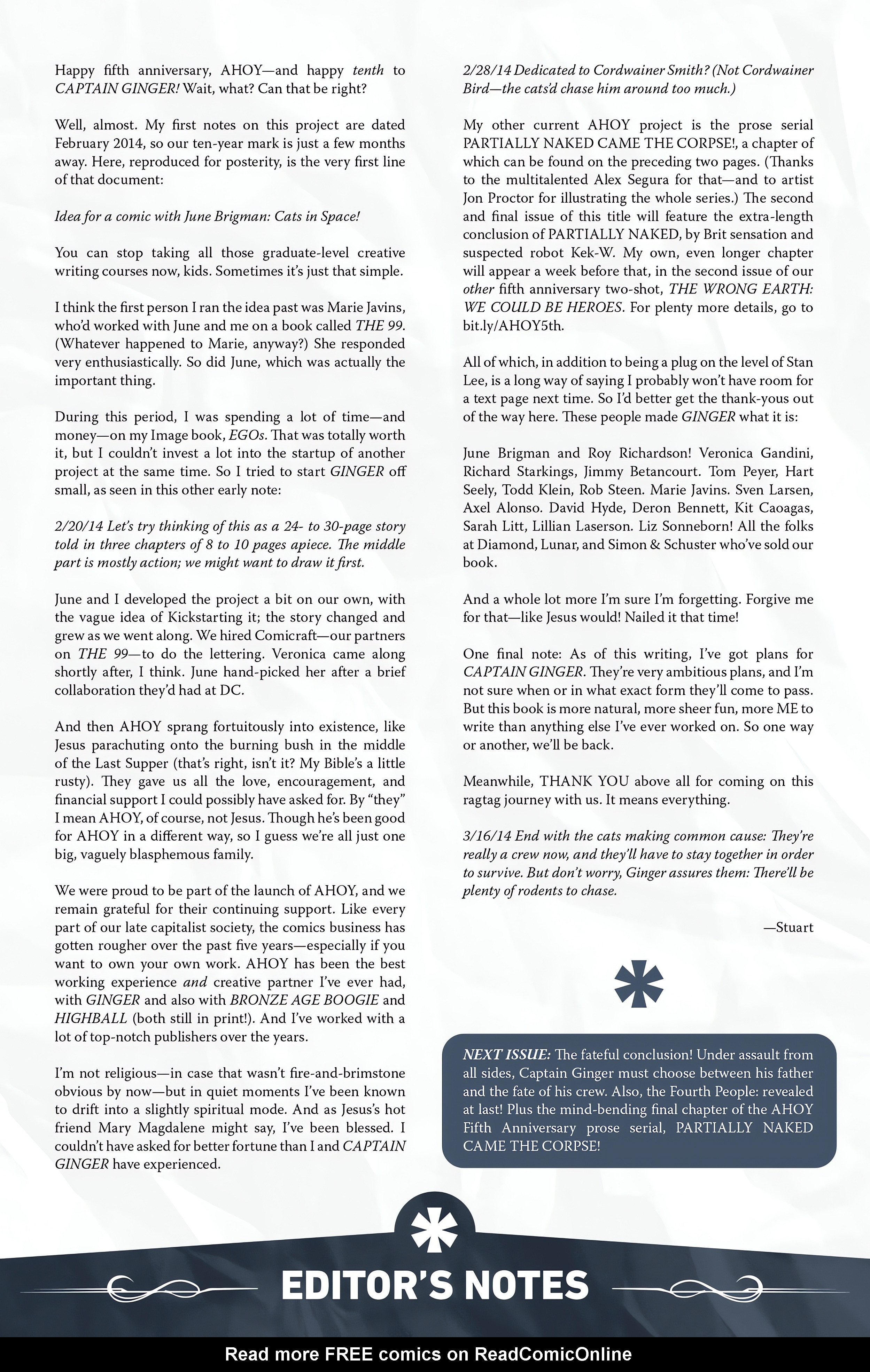 Read online Captain Ginger: The Last Feeder comic -  Issue #1 - 28