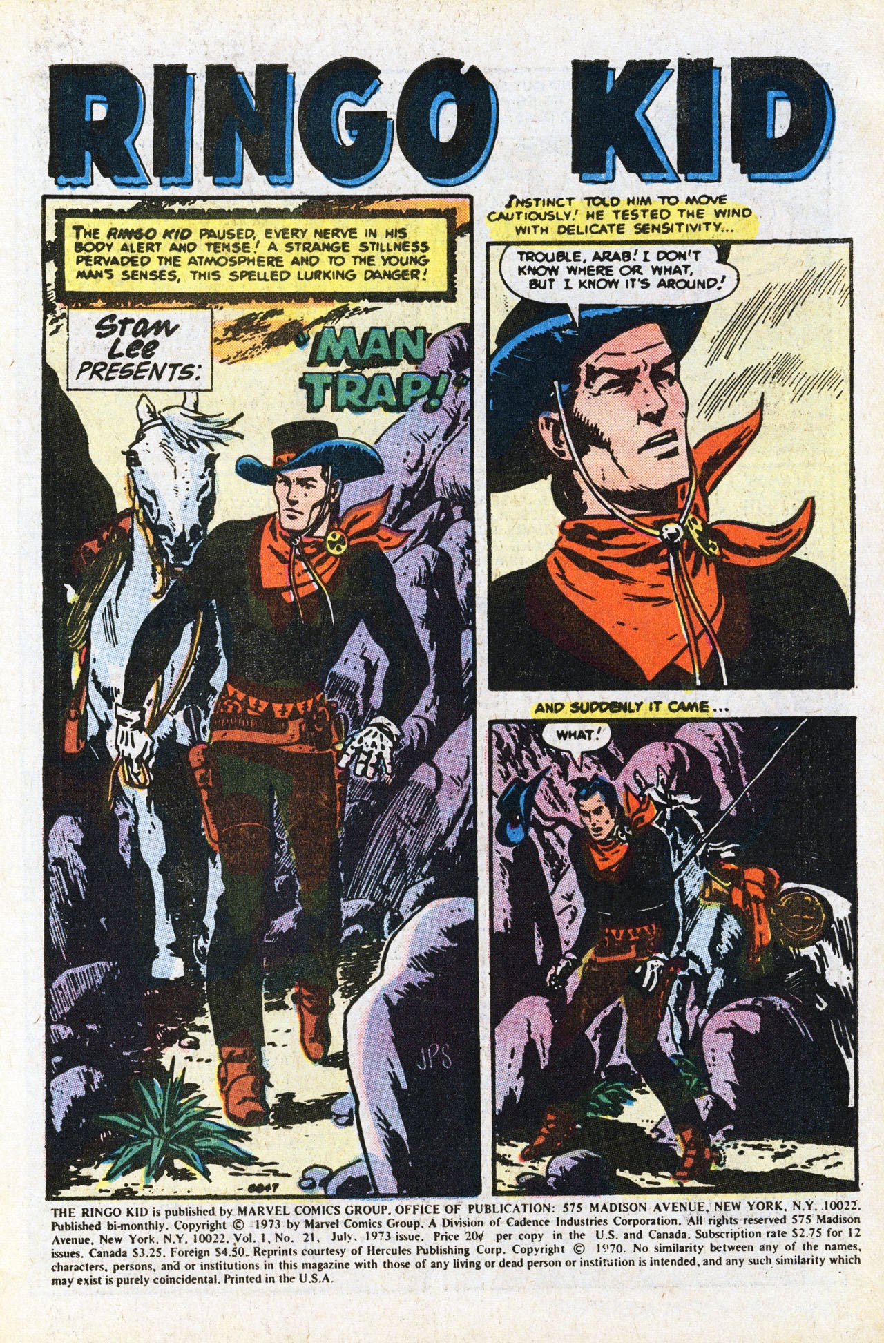 Read online Ringo Kid (1970) comic -  Issue #21 - 3