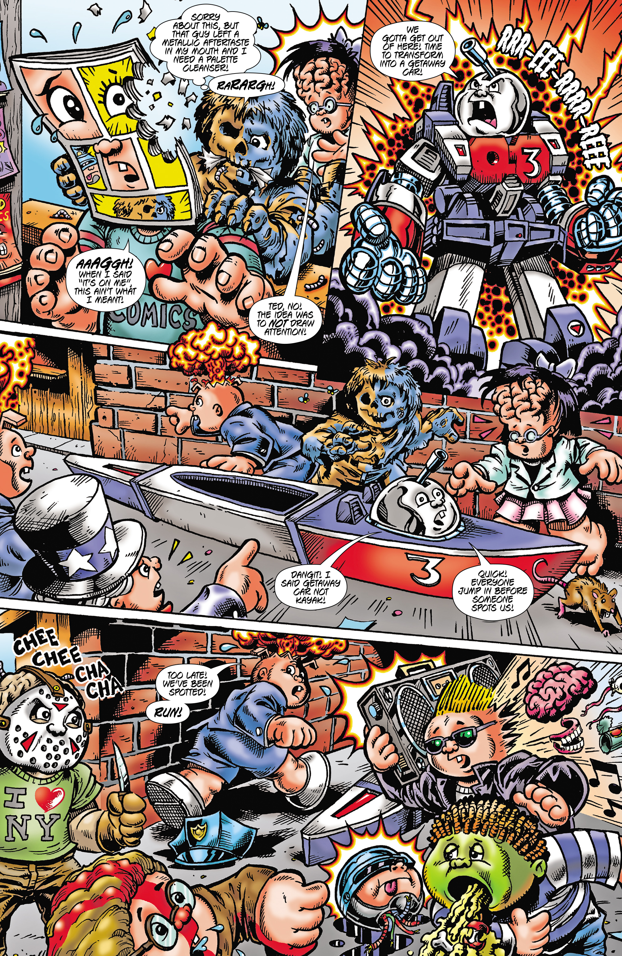 Read online Garbage Pail Kids: Trashin' Through Time comic -  Issue #1 - 14