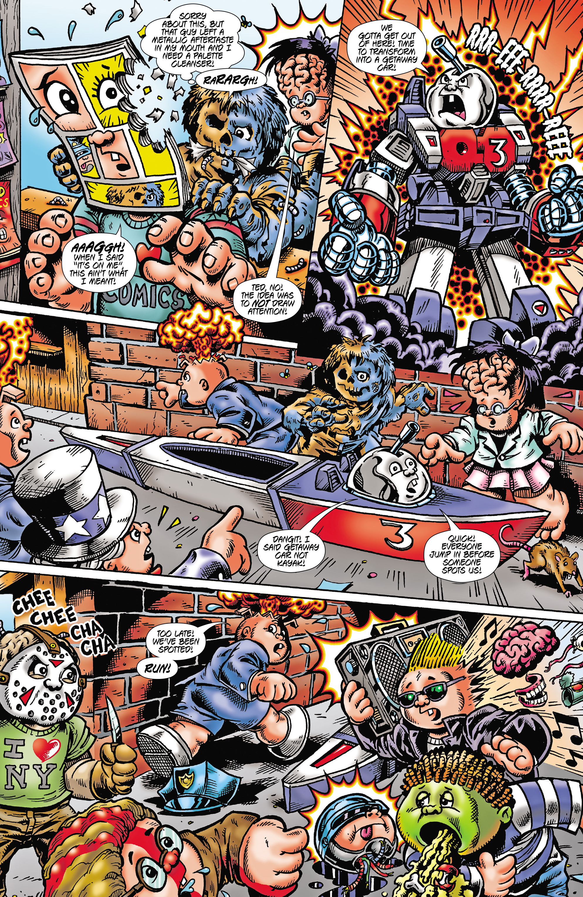 Read online Garbage Pail Kids: Trashin' Through Time comic -  Issue #1 - 14