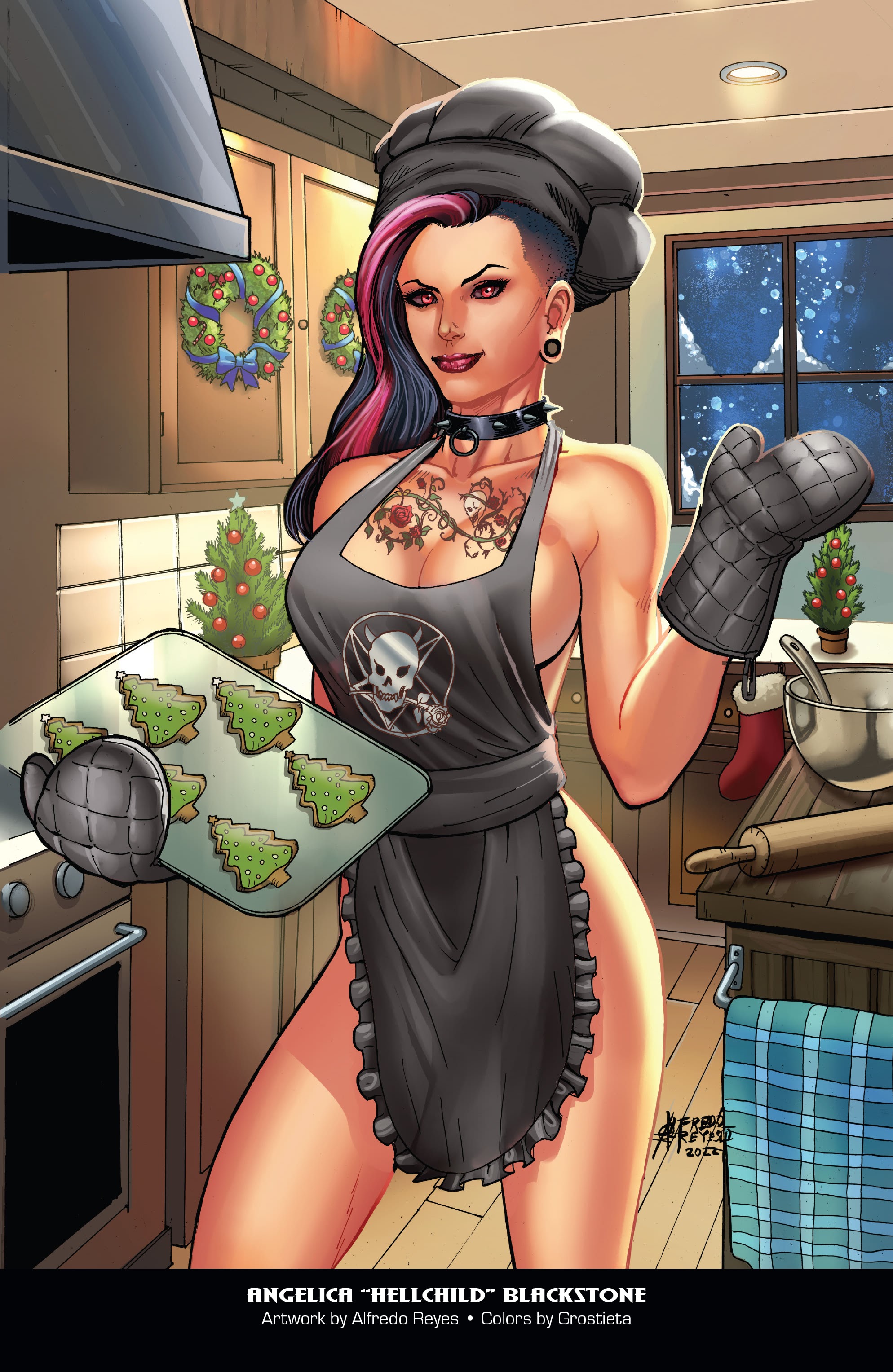 Read online Grimm Fairy Tales 2022 Holiday Pinup Special comic -  Issue # Full - 18