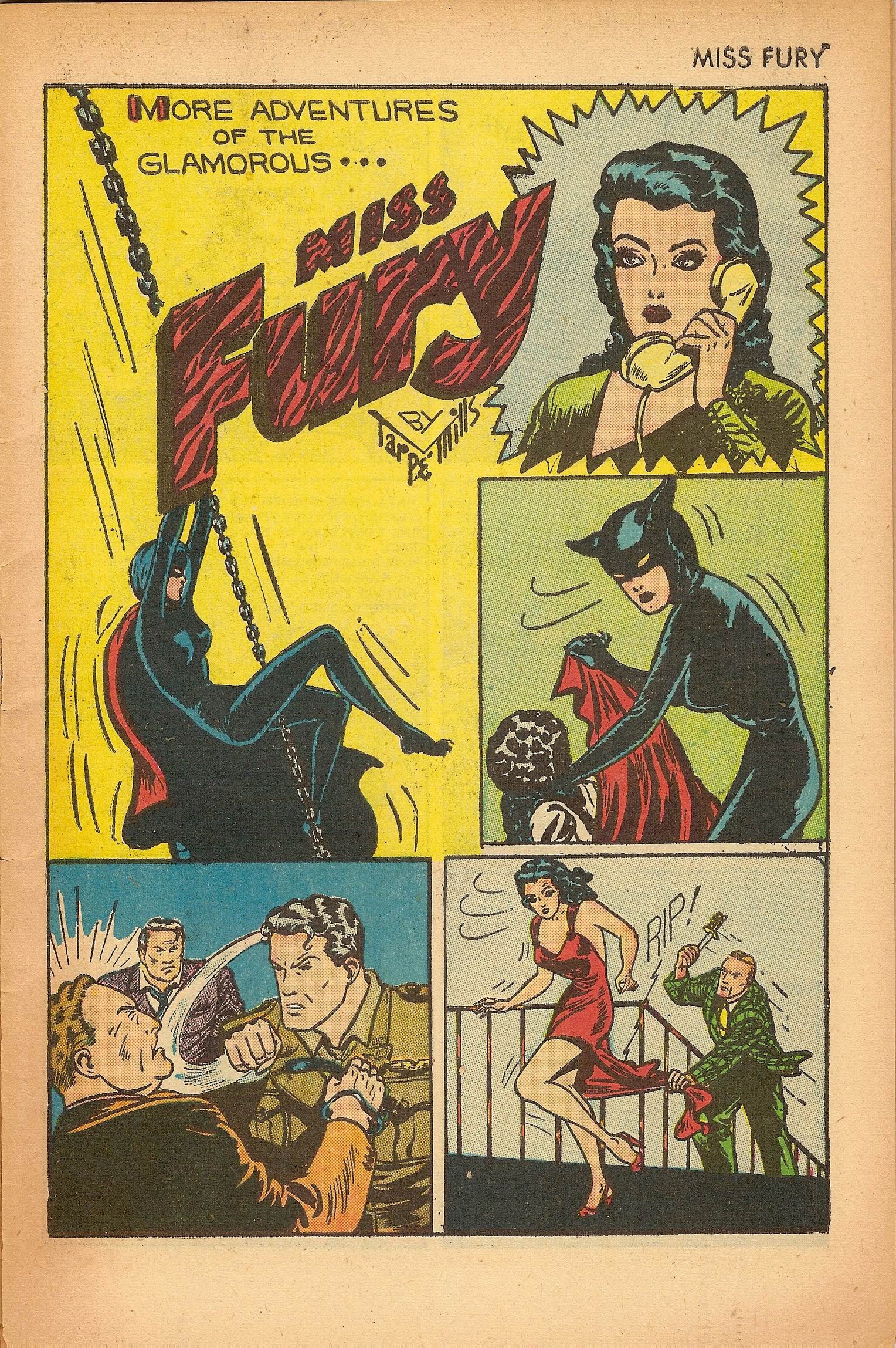 Read online Miss Fury Comics comic -  Issue #7 - 3