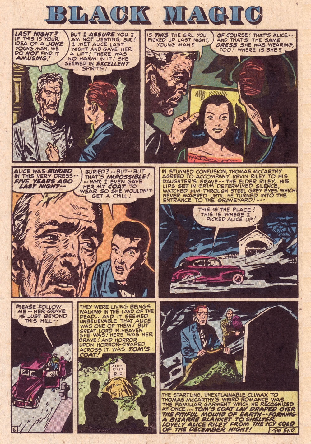 Read online Black Magic (1950) comic -  Issue #1 - 7