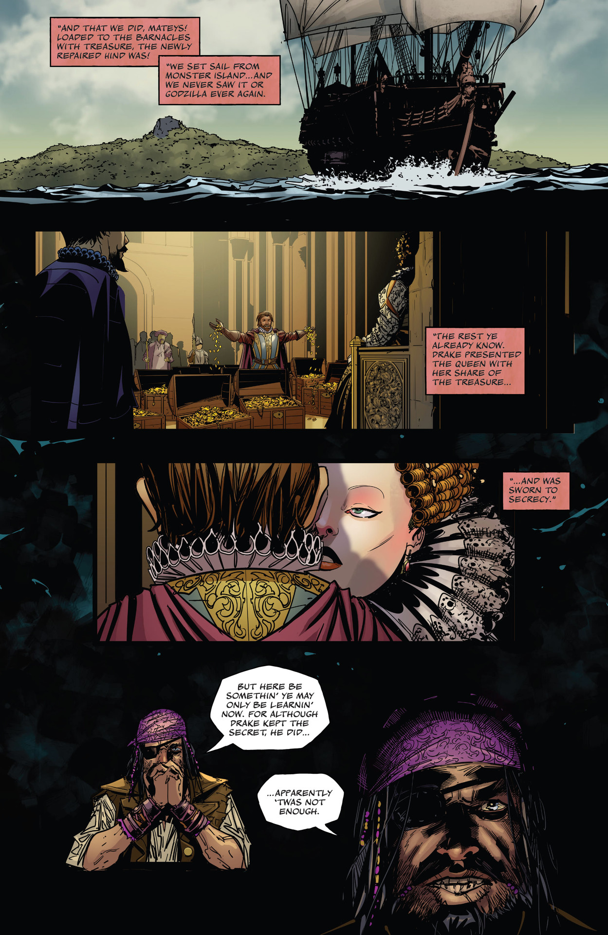 Read online Godzilla: Here There Be Dragons comic -  Issue #5 - 19