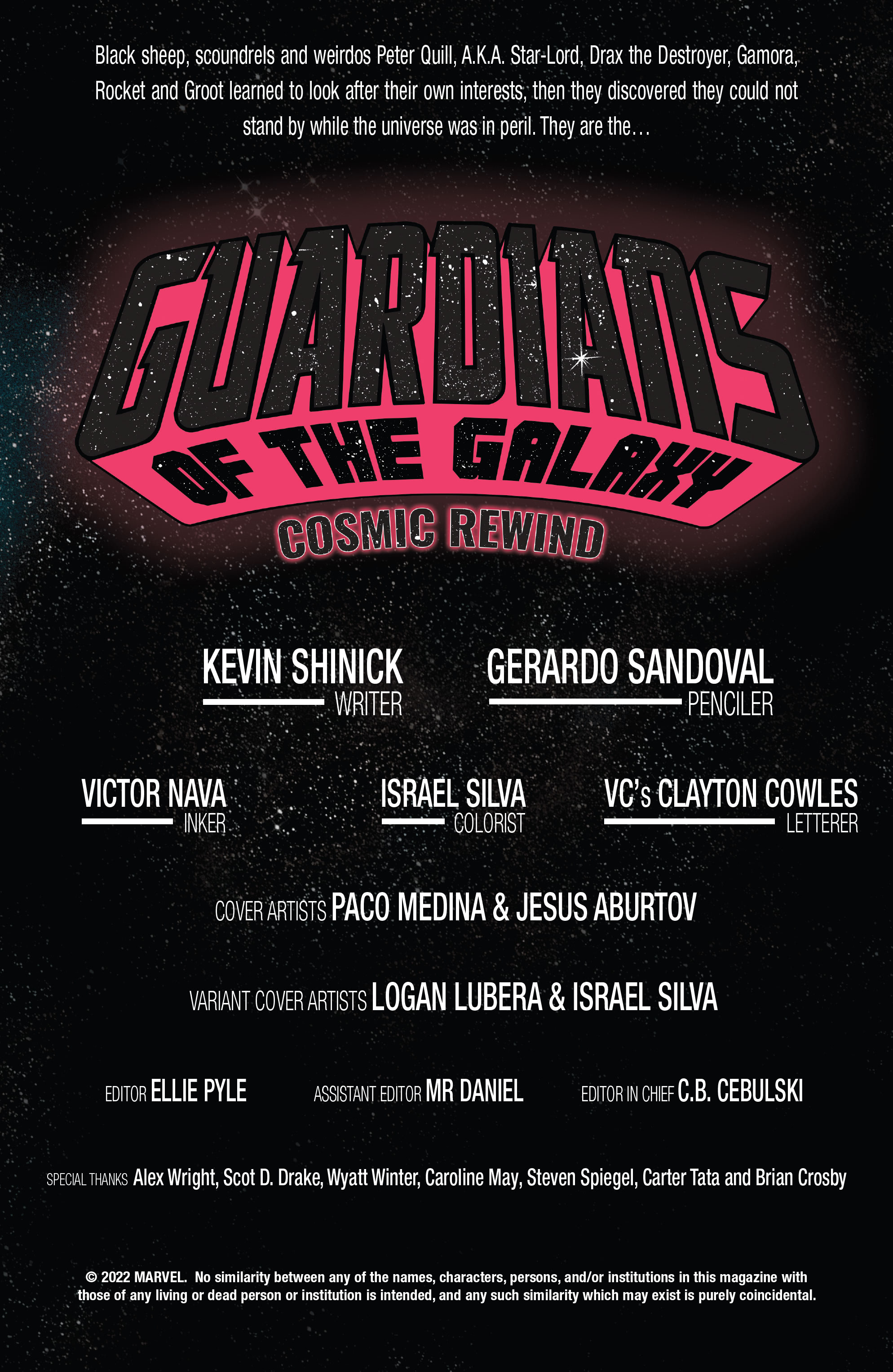Read online Guardians of the Galaxy: Cosmic Rewind comic -  Issue #1 - 2