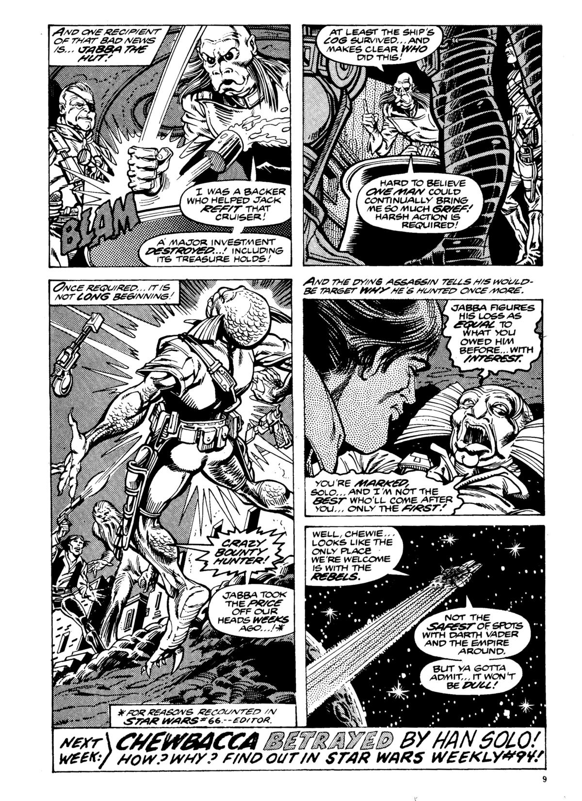 Read online Star Wars Weekly comic -  Issue #93 - 9