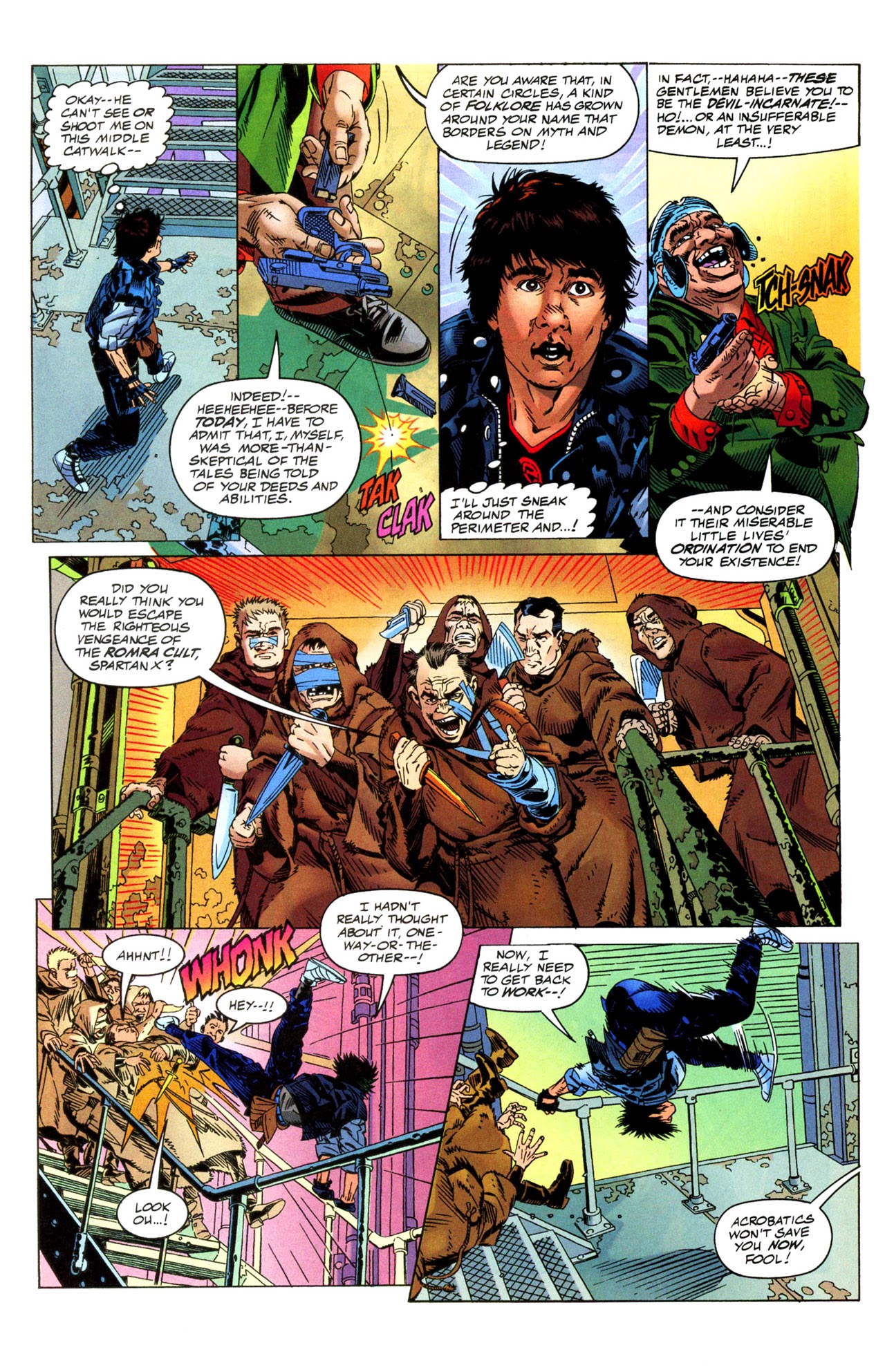 Read online Jackie Chan's Spartan X: The Armour of Heaven comic -  Issue #3 - 6