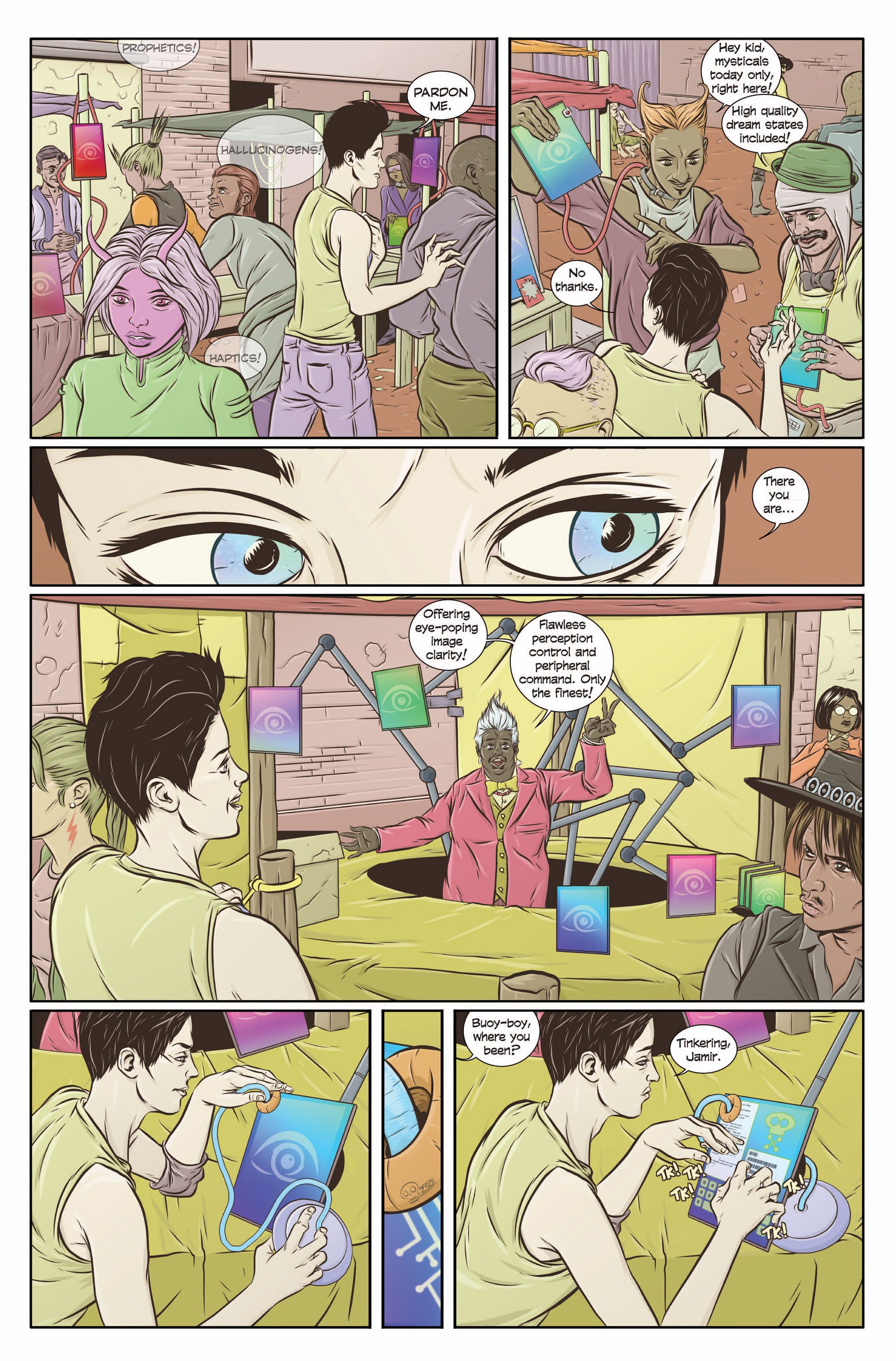 Read online Skinned comic -  Issue #1 - 9