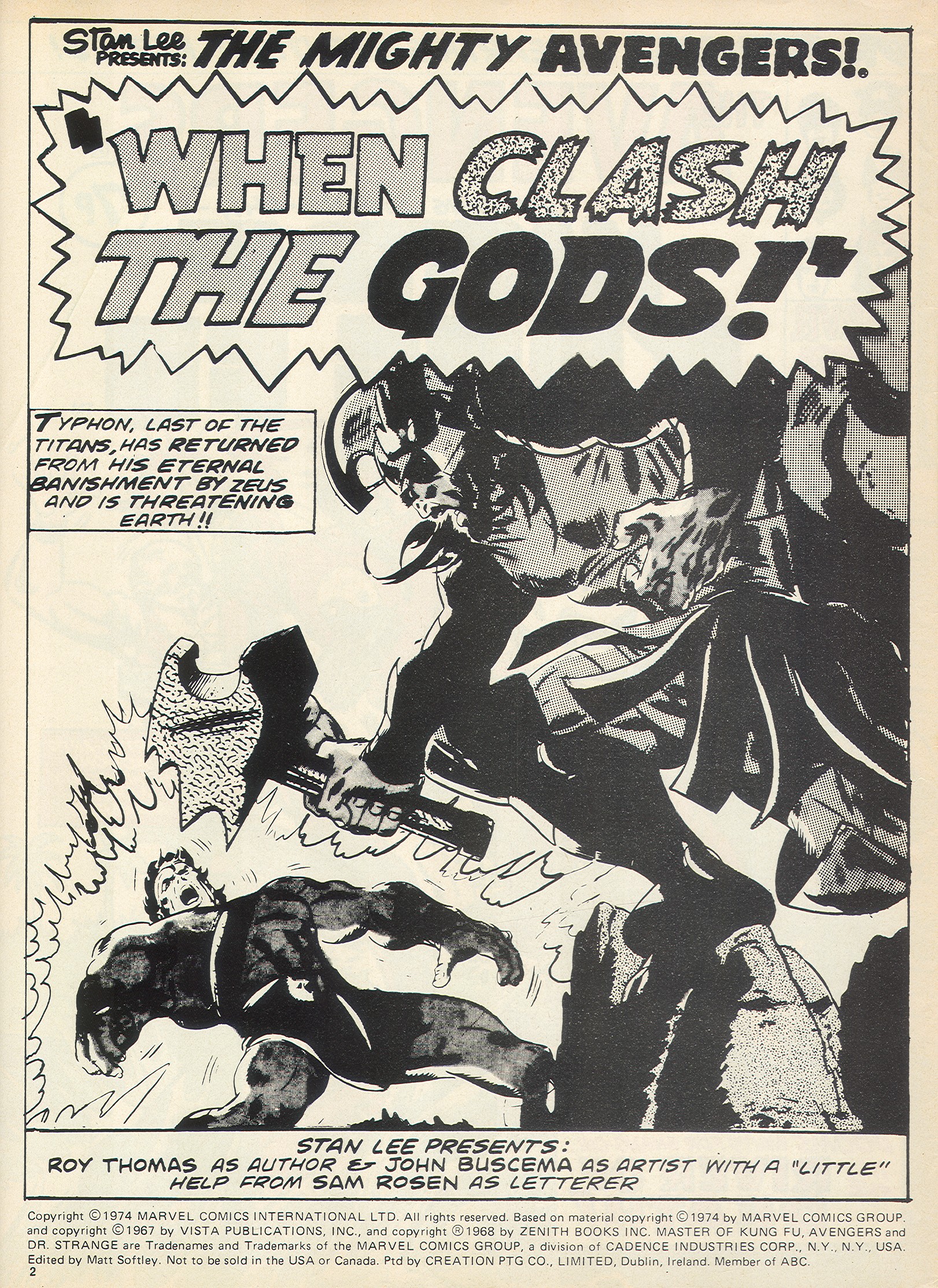 Read online The Avengers (1973) comic -  Issue #67 - 2