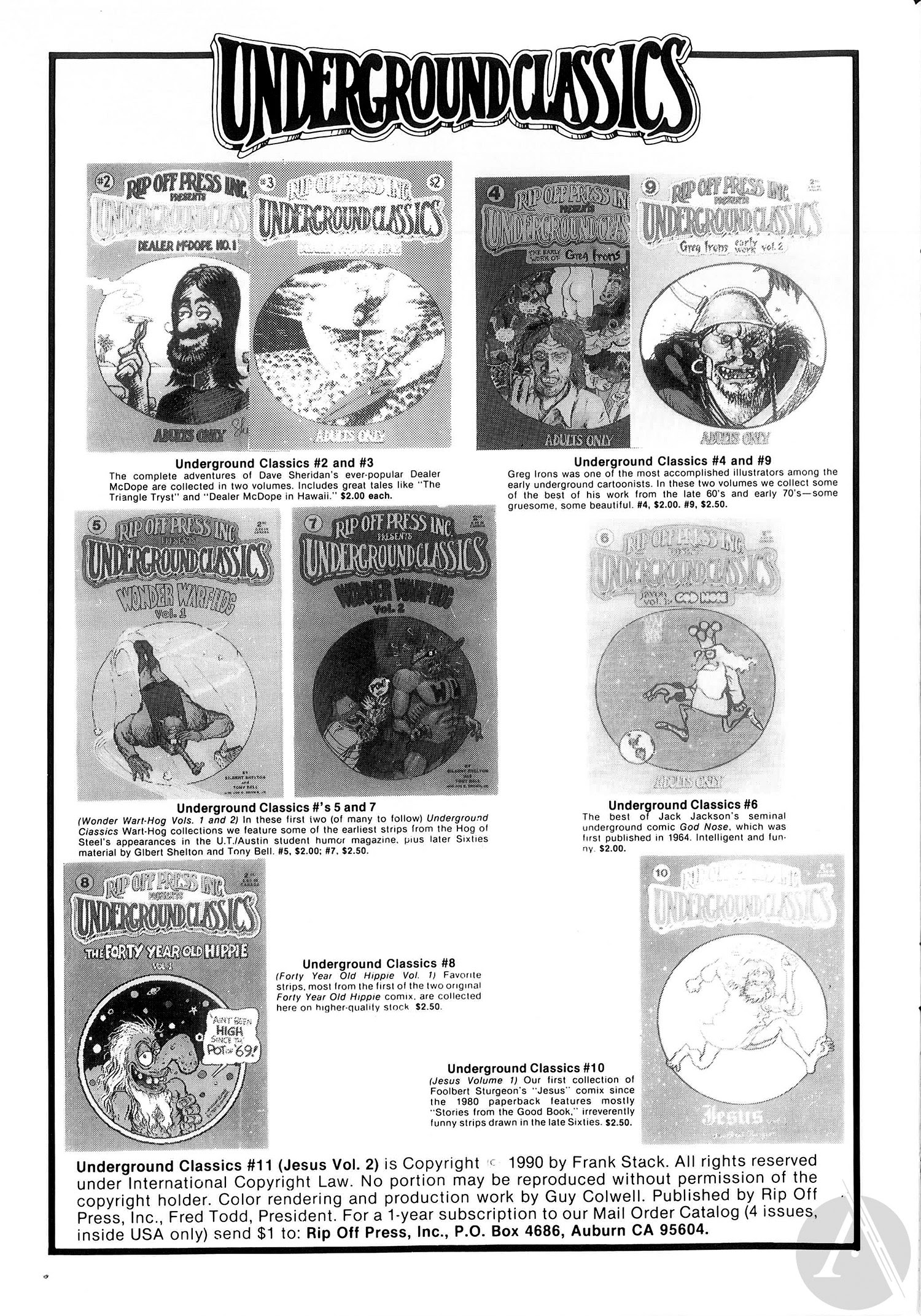 Read online Underground Classics comic -  Issue #11 - 2