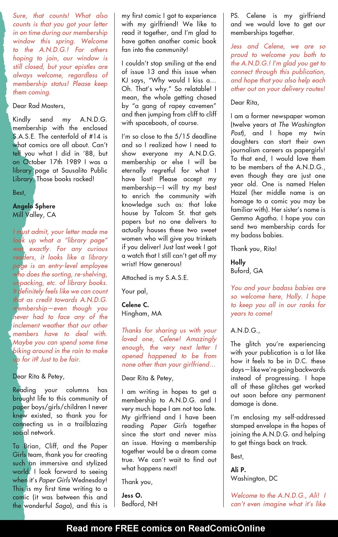 Read online Paper Girls comic -  Issue #17 - 28