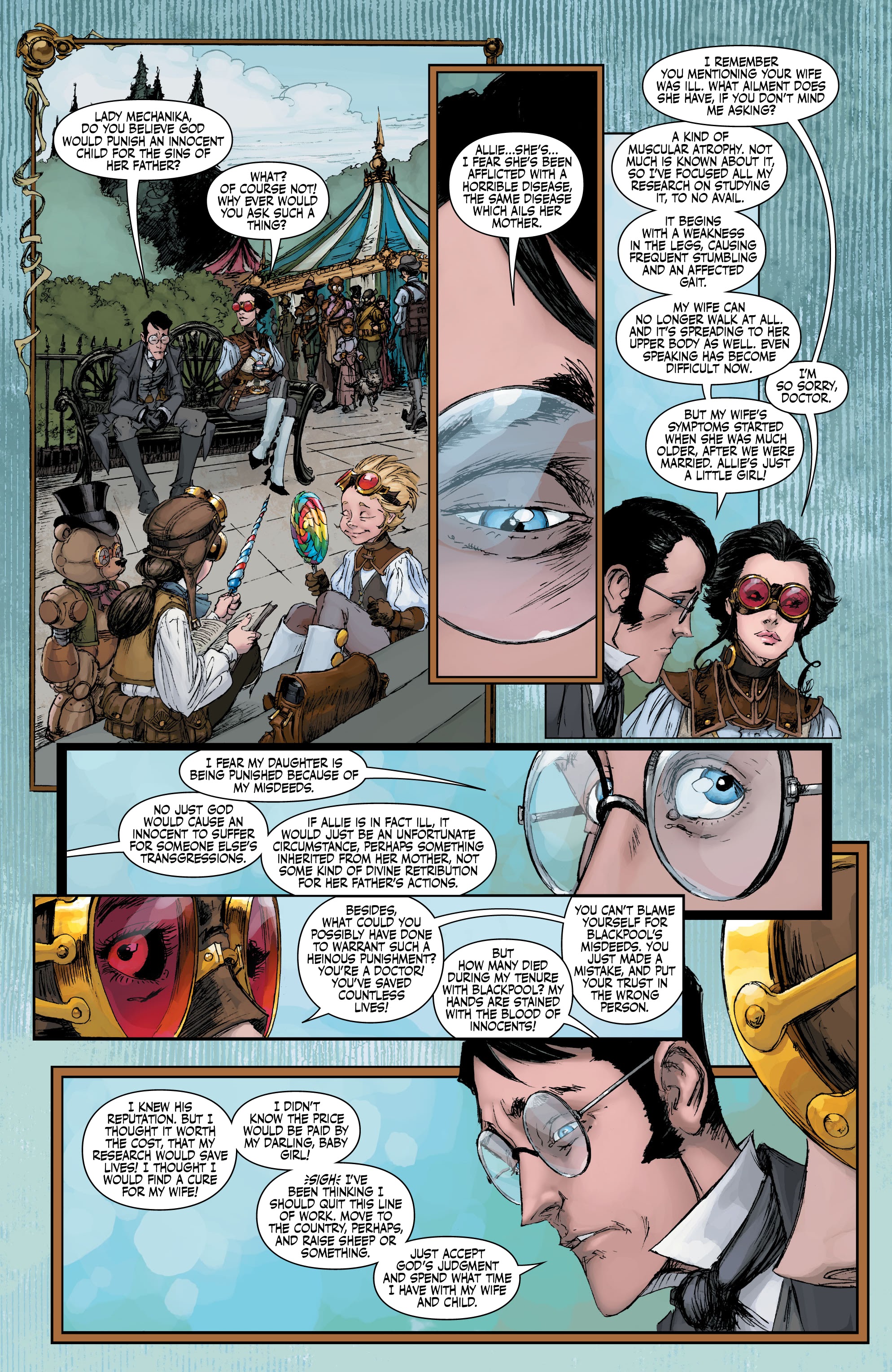Read online Lady Mechanika: The Monster of The Ministry of Hell comic -  Issue #1 - 11