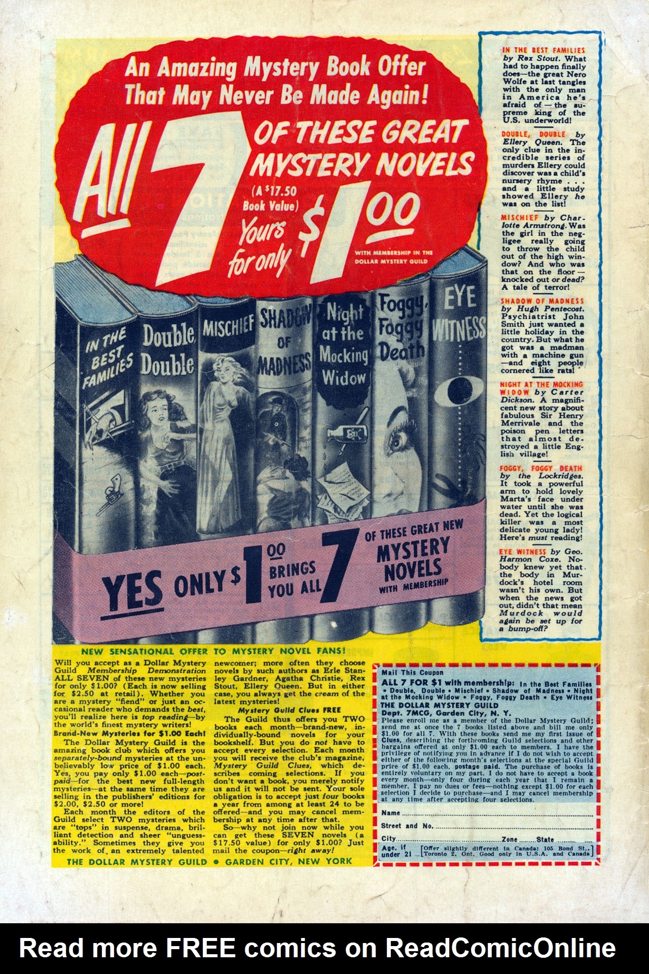 Read online Crime Cases Comics (1951) comic -  Issue #6 - 36
