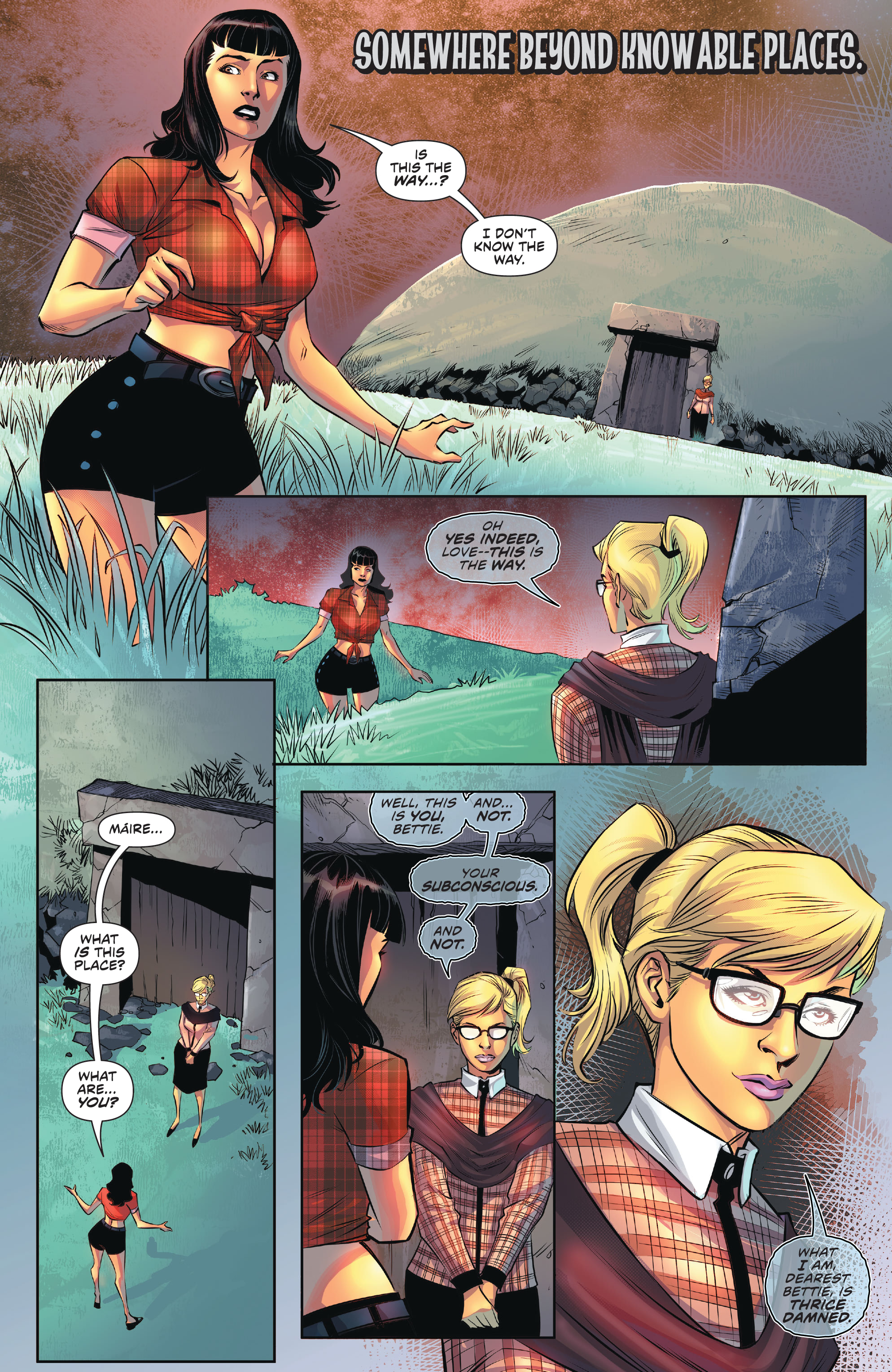 Read online Bettie Page & The Curse of the Banshee comic -  Issue #5 - 7