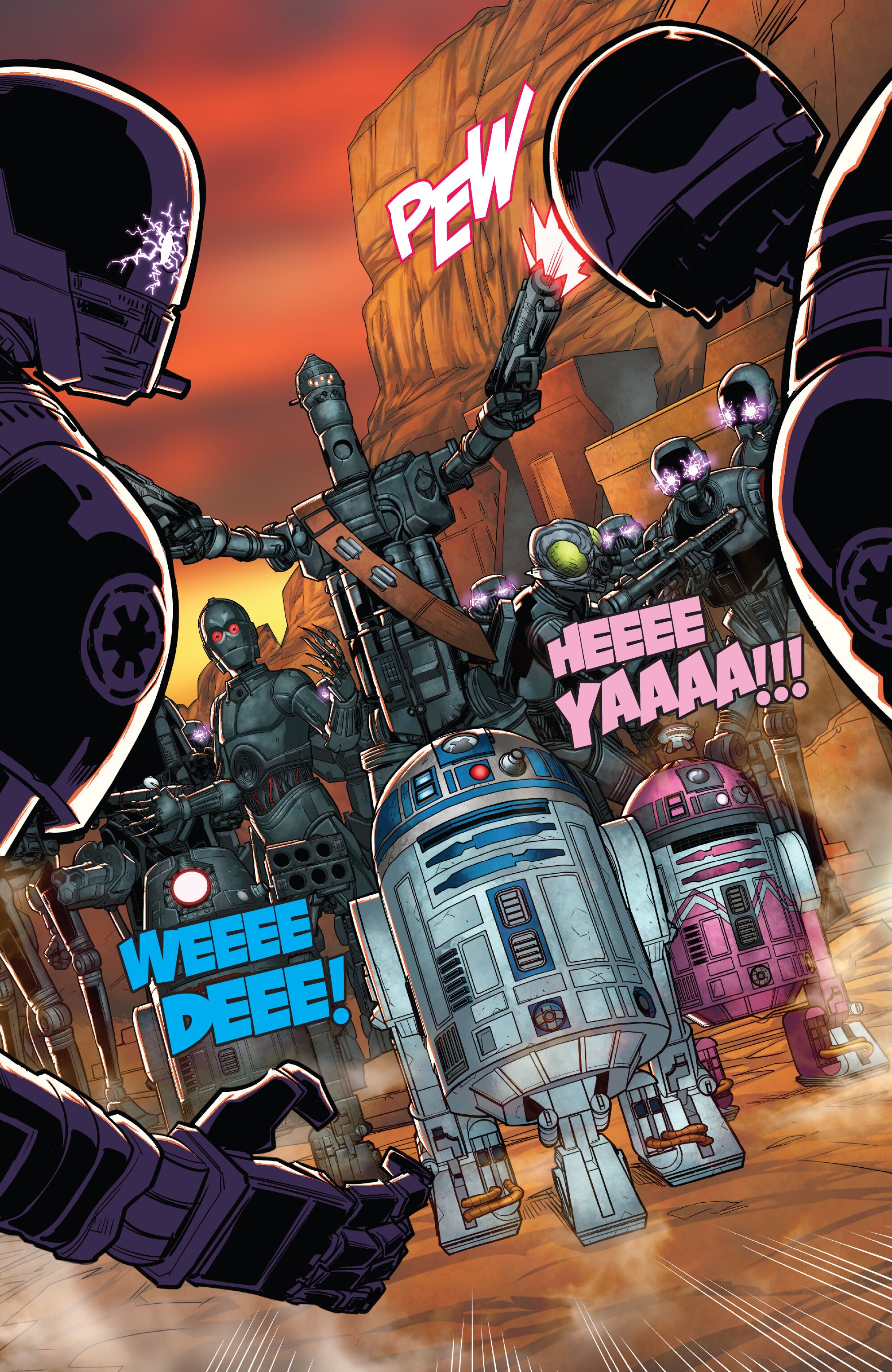 Read online Star Wars: Dark Droids - D-Squad comic -  Issue #4 - 6