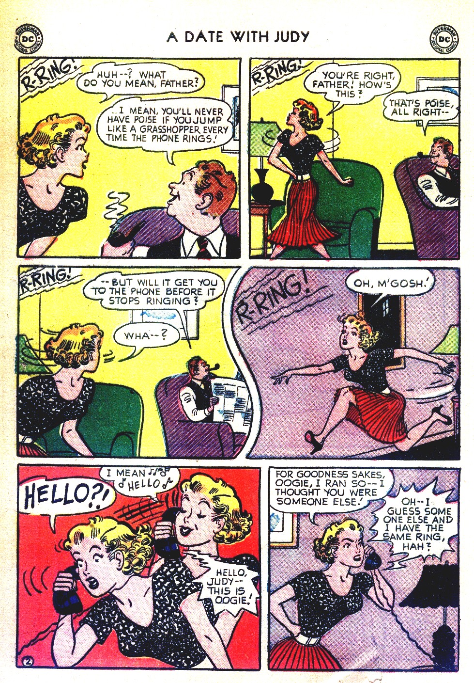 Read online A Date with Judy comic -  Issue #37 - 36