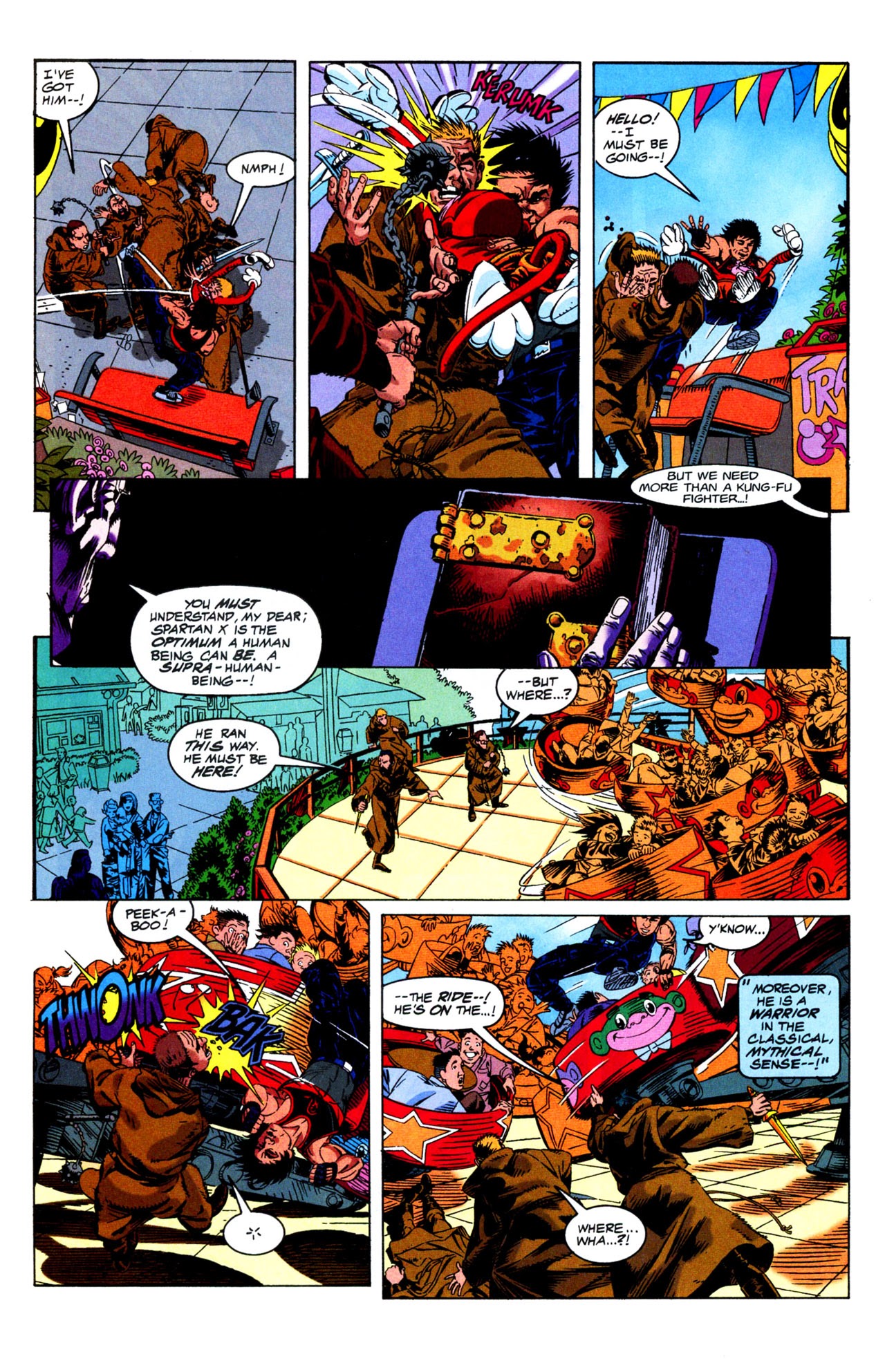 Read online Jackie Chan's Spartan X: The Armour of Heaven comic -  Issue #1 - 10