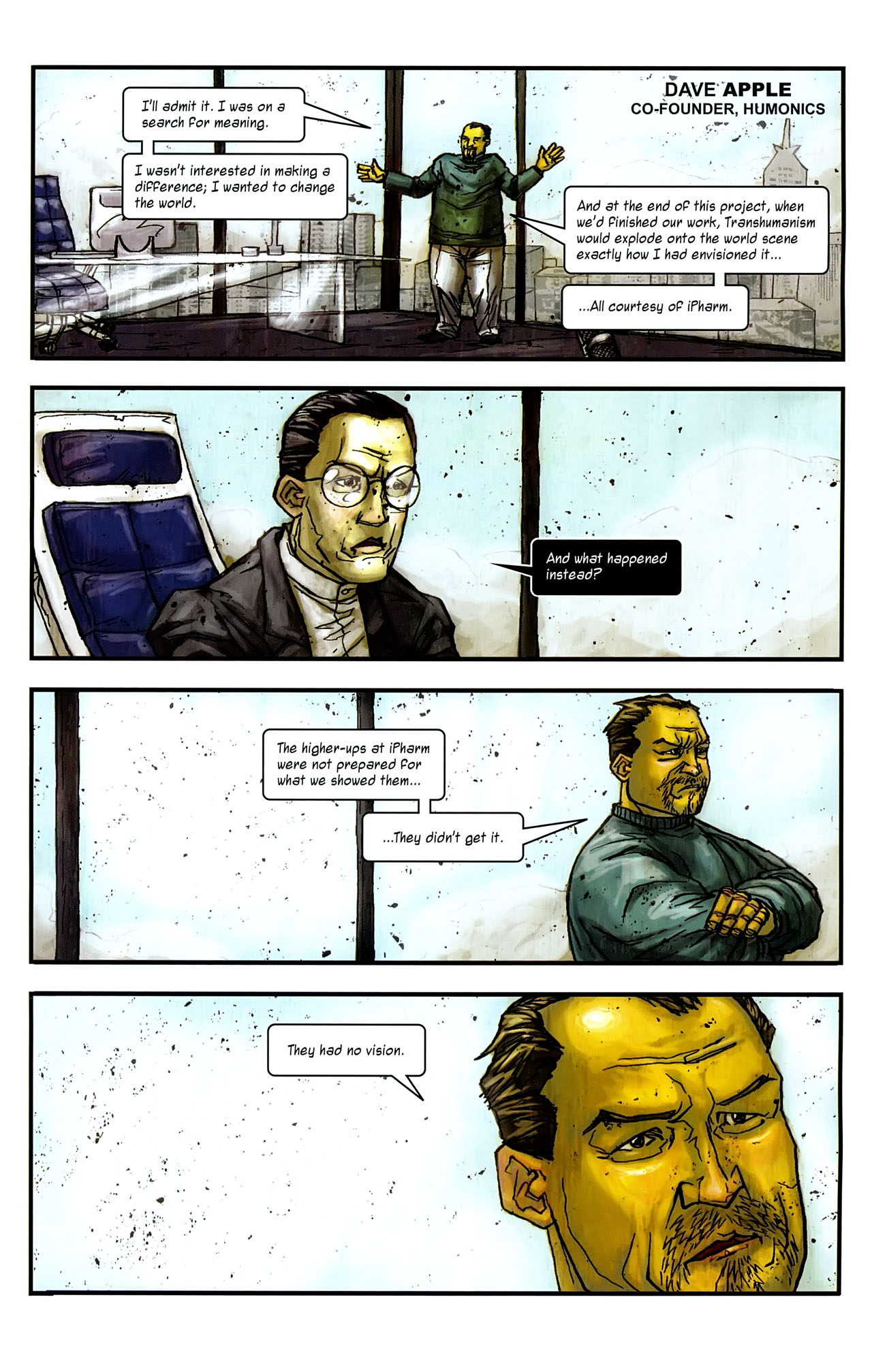 Read online Transhuman comic -  Issue #1 - 6