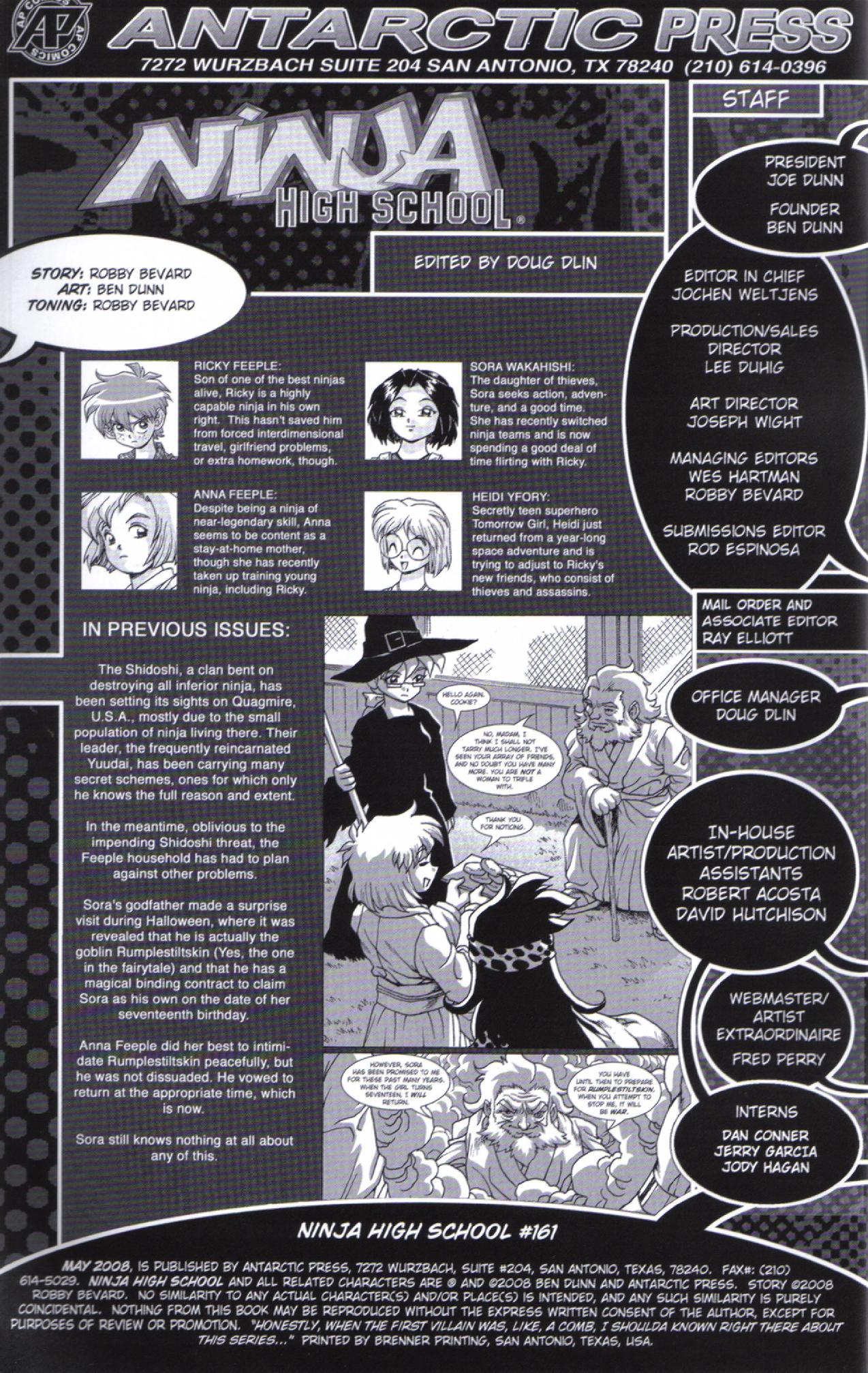 Read online Ninja High School (1986) comic -  Issue #161 - 2