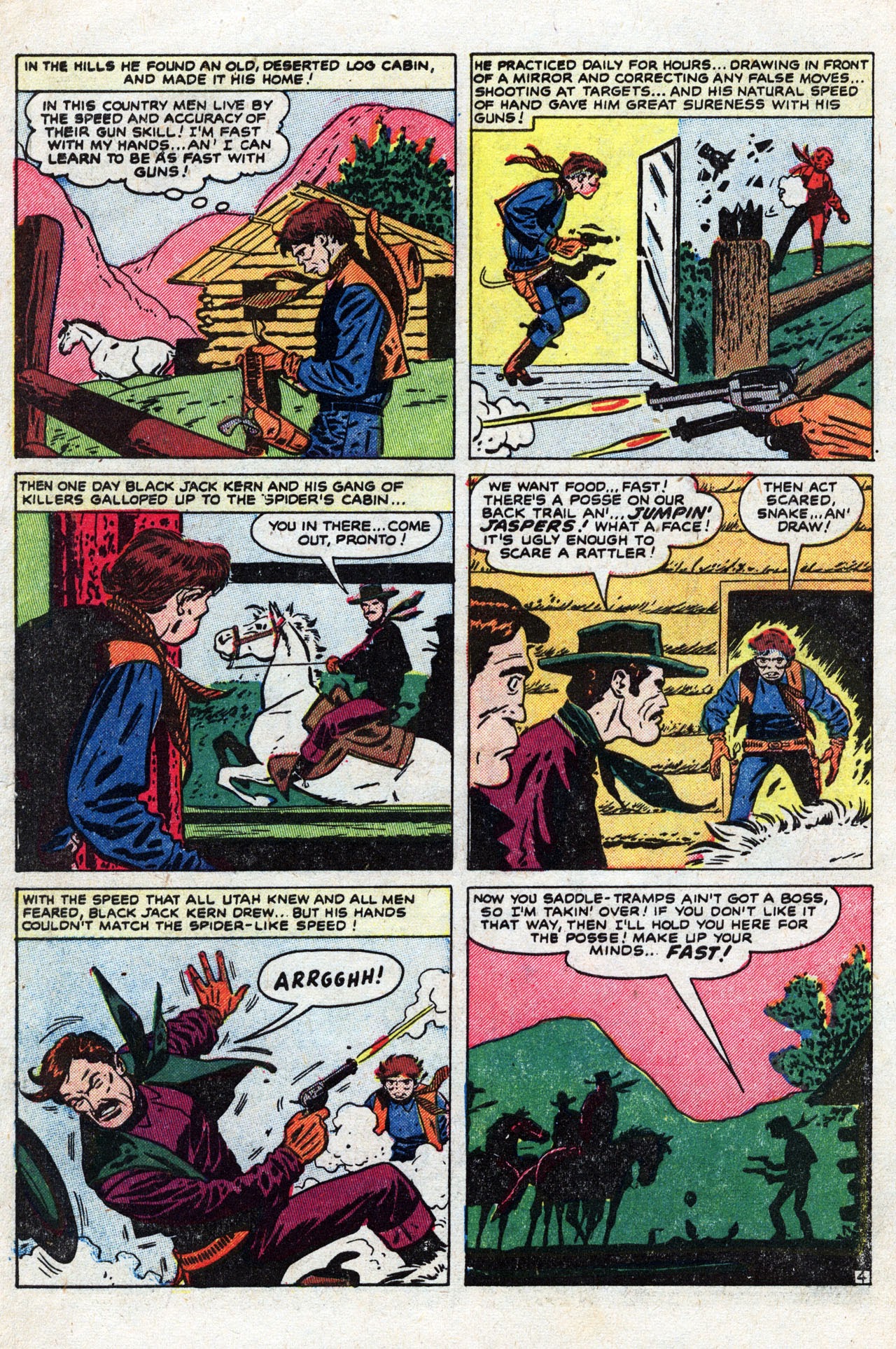 Read online Western Thrillers (1954) comic -  Issue #3 - 6