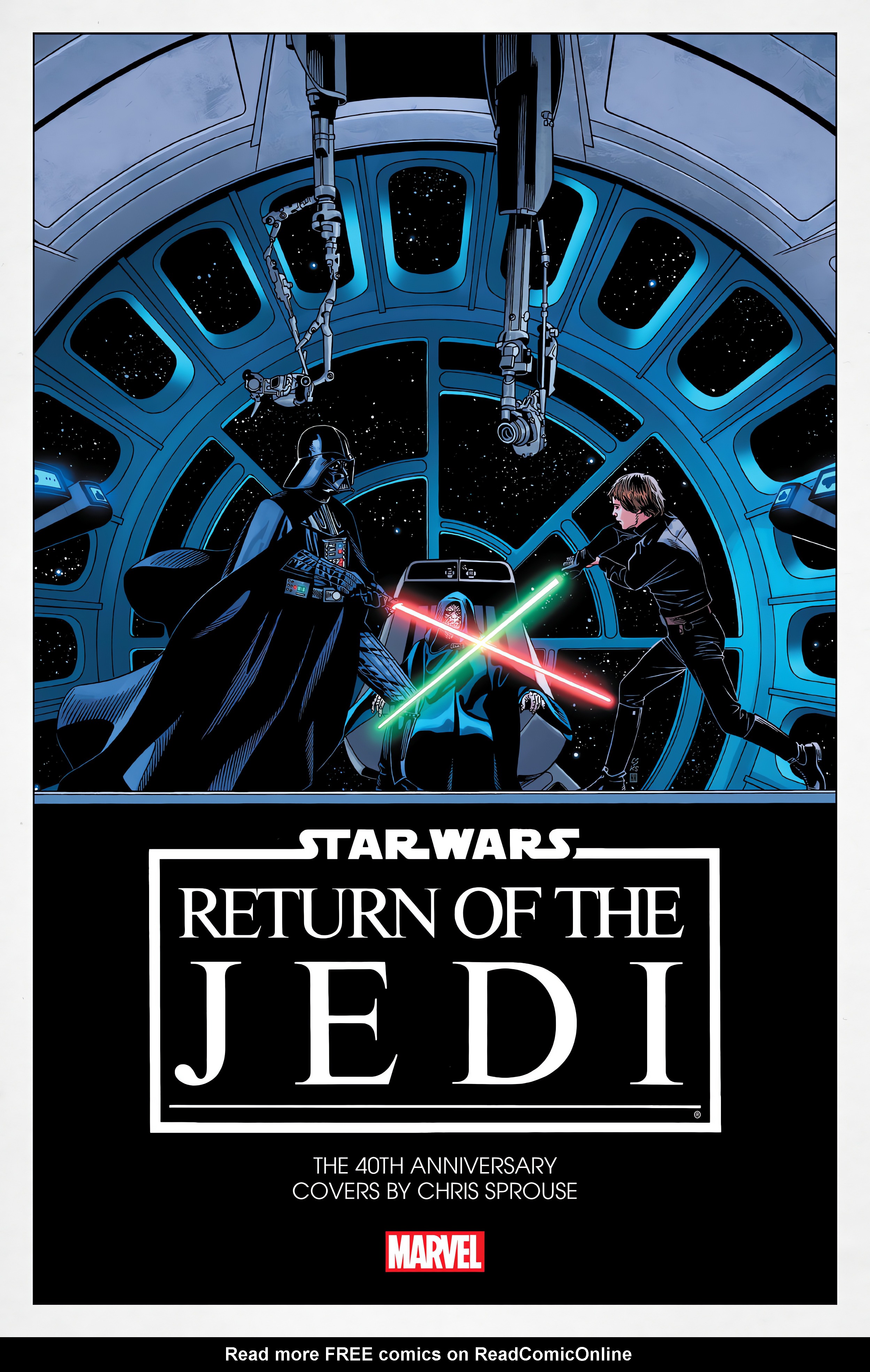 Read online Star Wars: Return of the Jedi - The 40th Anniversary Covers by Chris Sprouse comic -  Issue # Full - 1