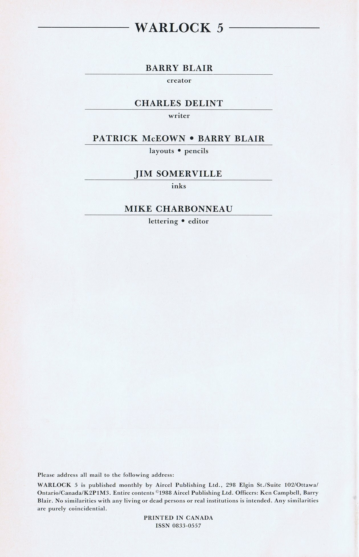 Read online Warlock 5 comic -  Issue #14 - 2