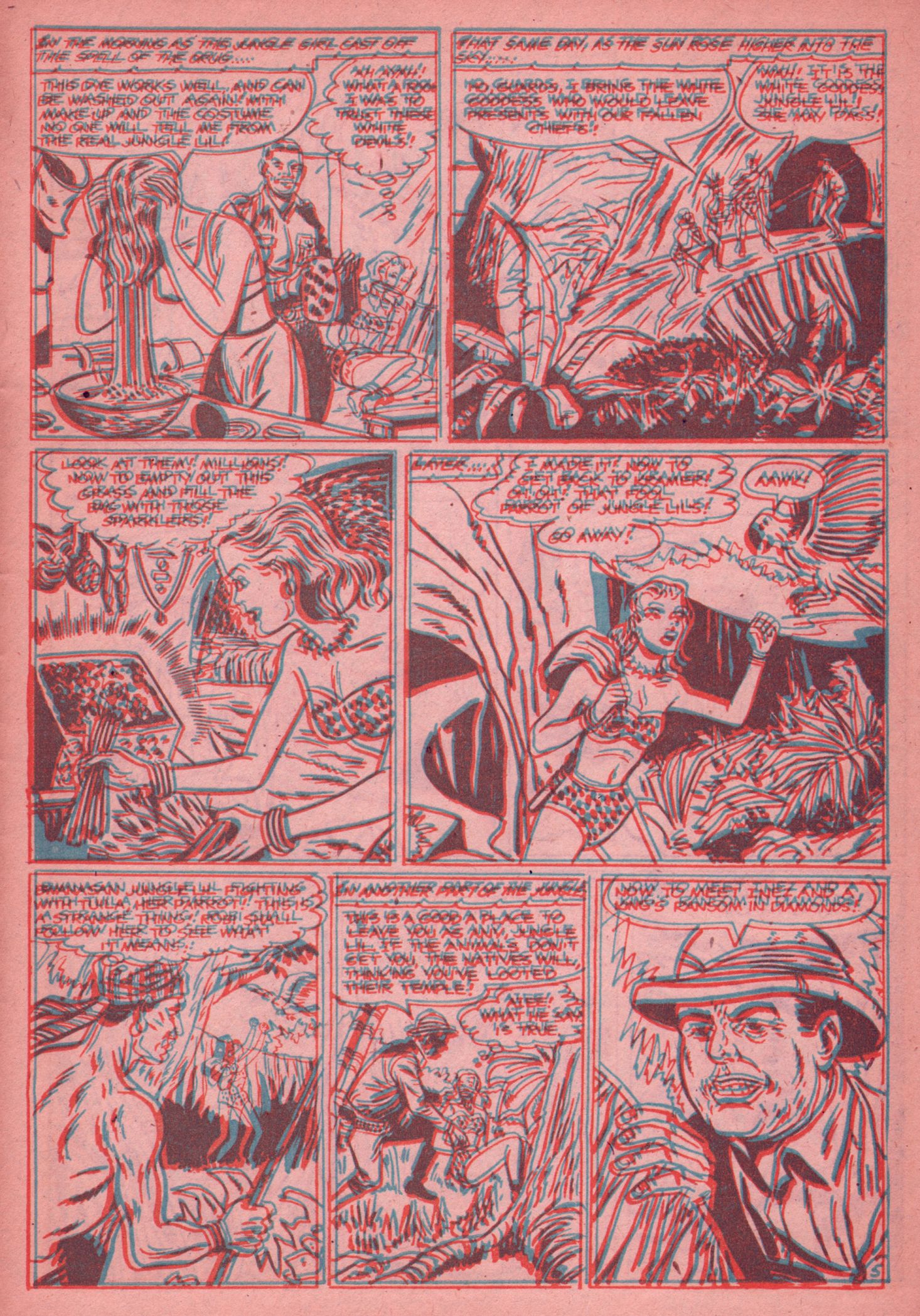 Read online Jungle Thrills 3-D comic -  Issue # Full - 29