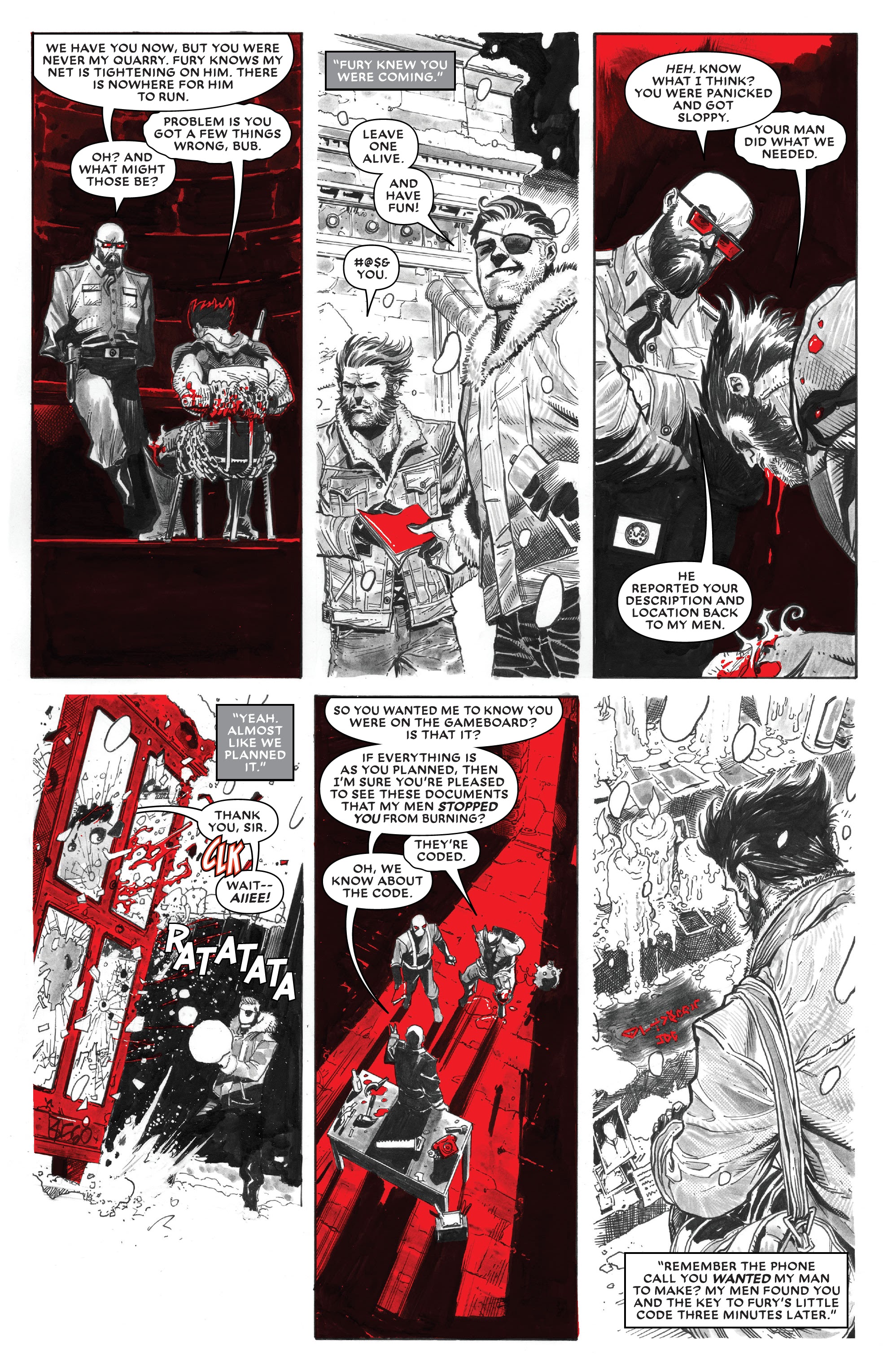 Read online Wolverine: Black, White & Blood comic -  Issue #1 - 16