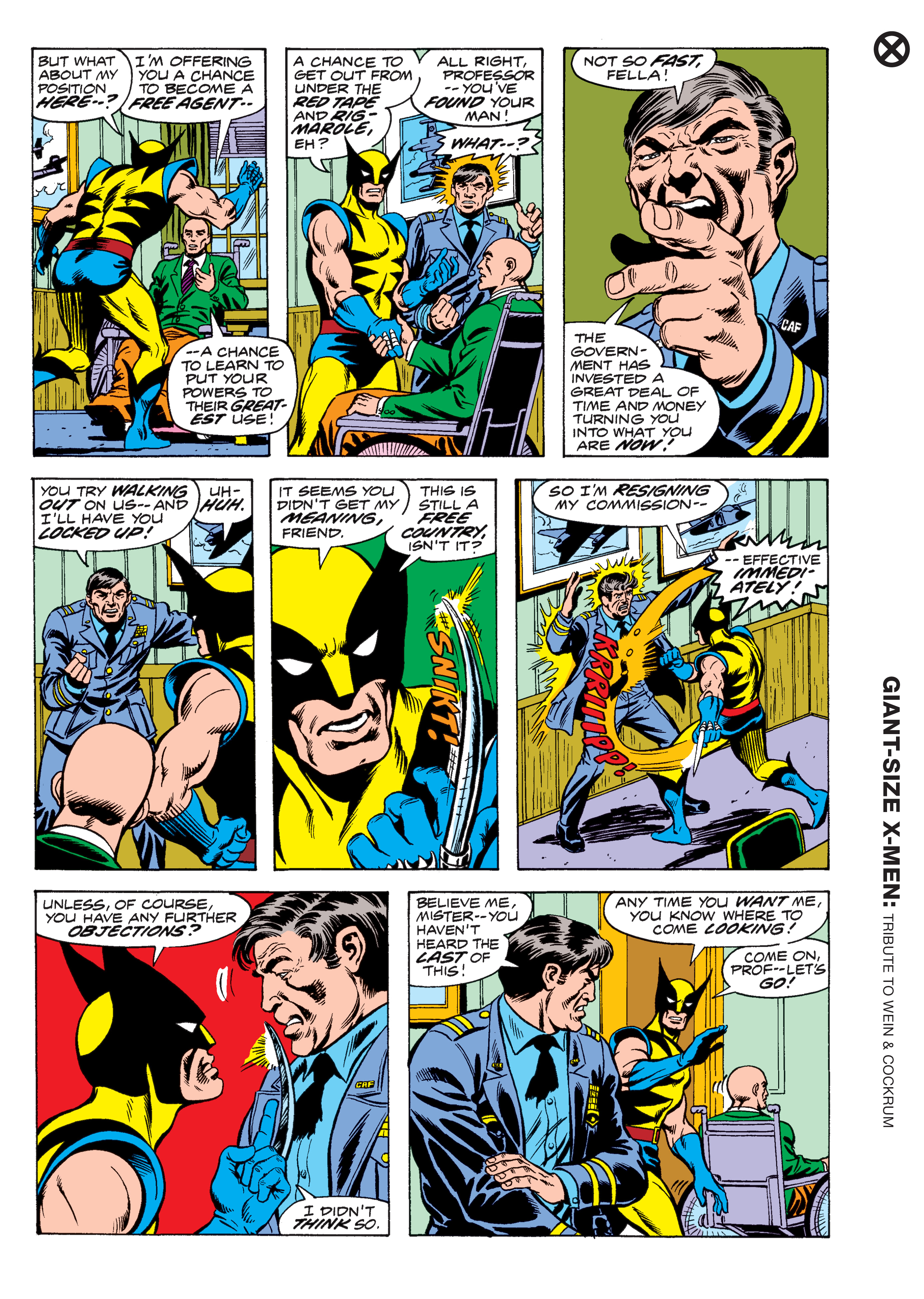 Read online Giant-Size X-Men: Tribute To Wein & Cockrum Gallery Edition comic -  Issue # TPB (Part 1) - 48