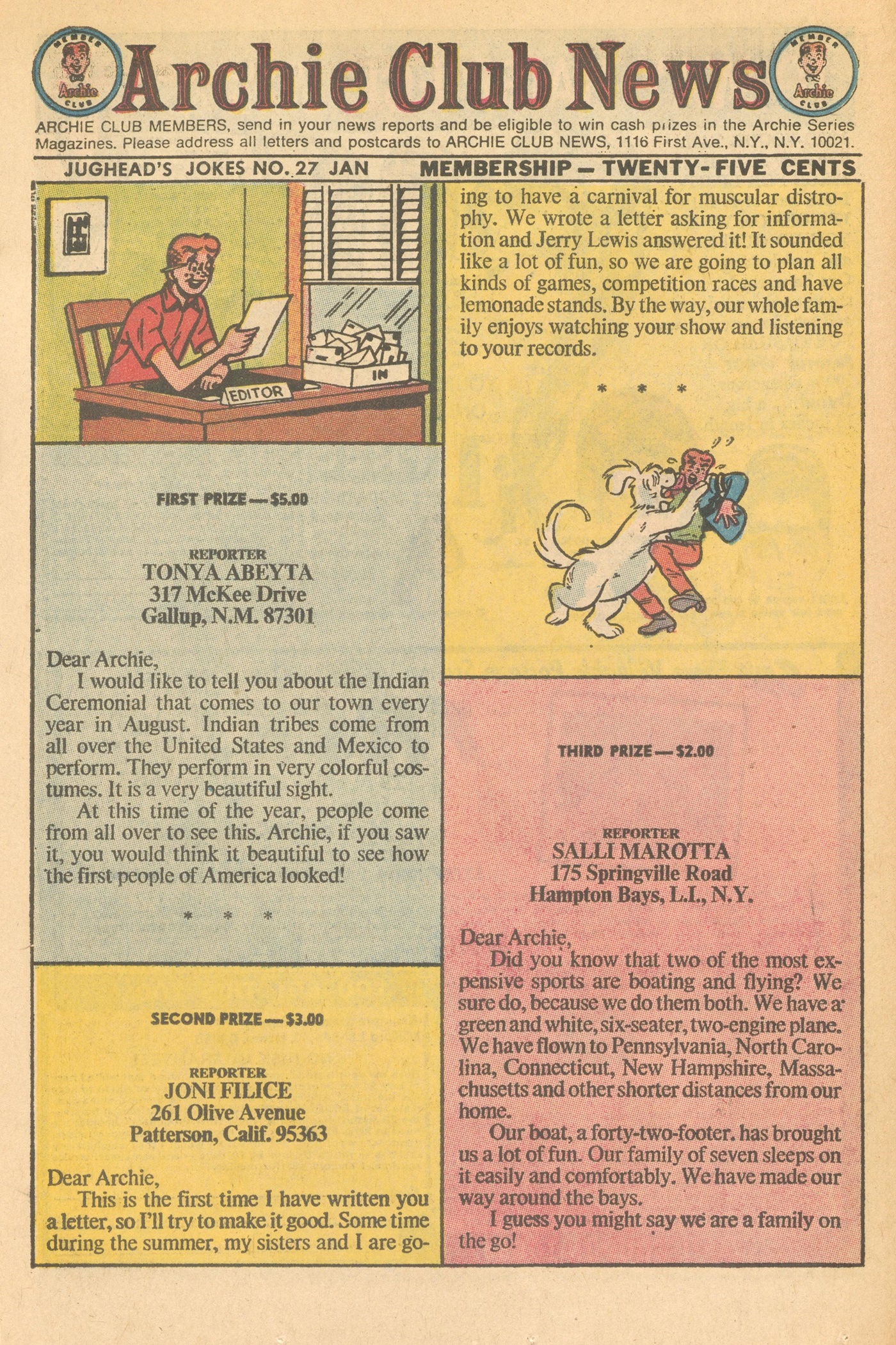 Read online Jughead's Jokes comic -  Issue #27 - 41