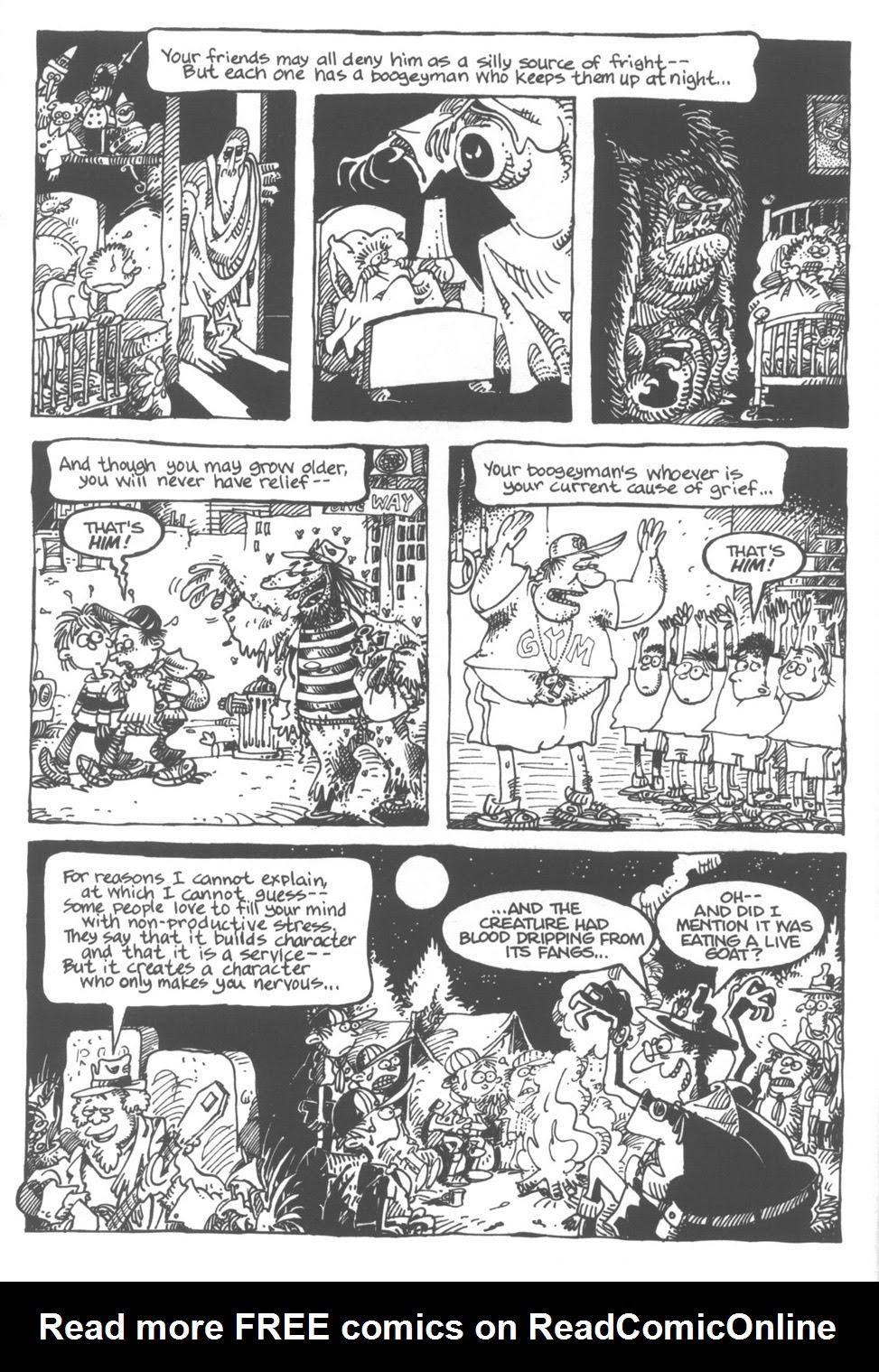Read online Sergio Aragonés Boogeyman comic -  Issue #1 - 4