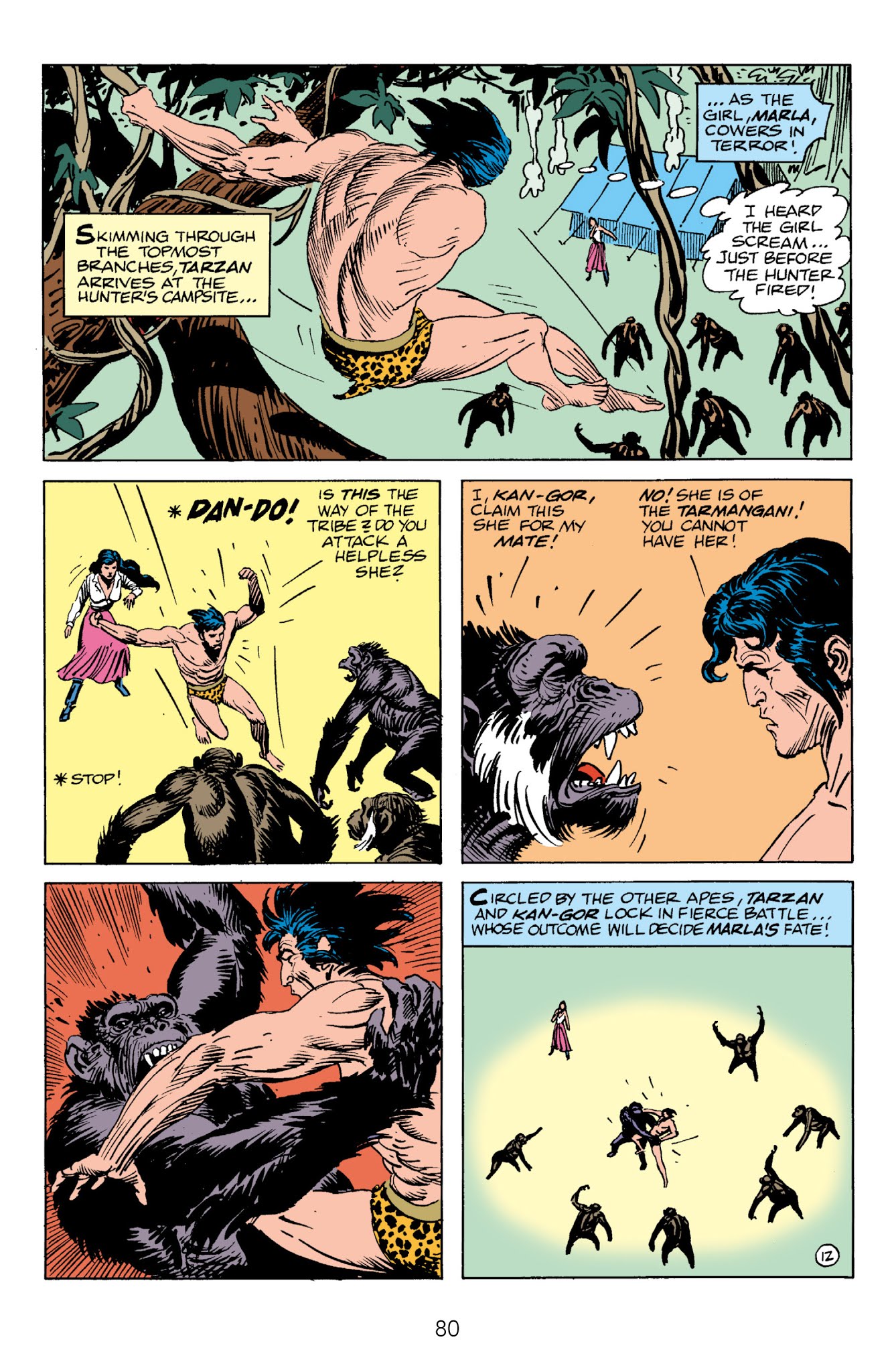 Read online Edgar Rice Burroughs' Tarzan The Joe Kubert Years comic -  Issue # TPB 2 (Part 1) - 80