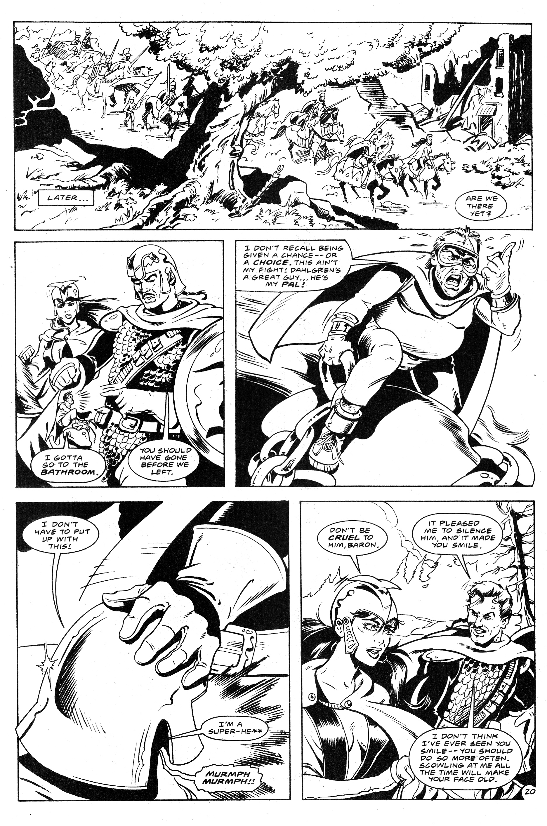 Read online Ex-Mutants: The Shattered Earth Chronicles comic -  Issue #9 - 22