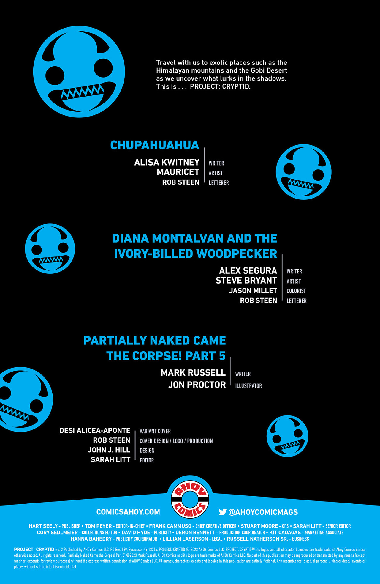 Read online Project Cryptid comic -  Issue #2 - 2