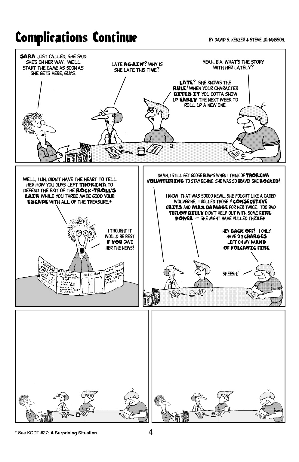 Read online Knights of the Dinner Table comic -  Issue #28 - 6