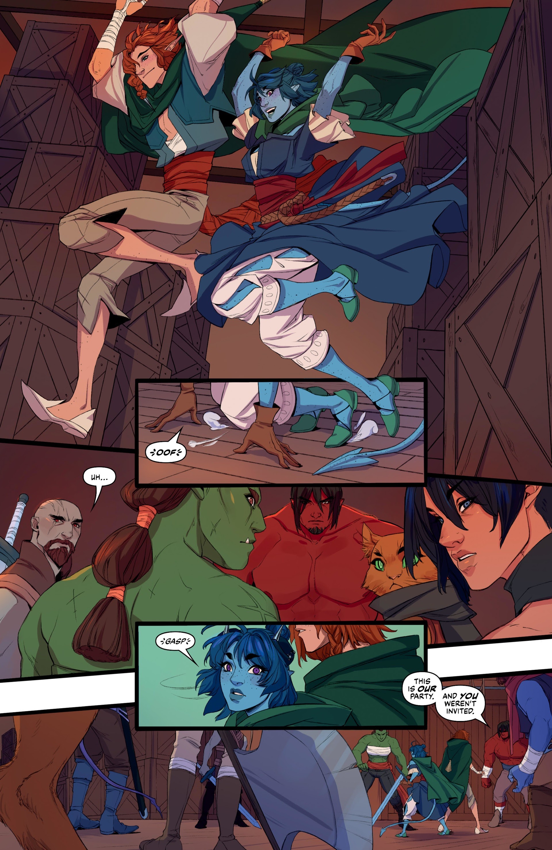 Read online Critical Role: The Mighty Nein Origins–Jester Lavorre comic -  Issue # Full - 32