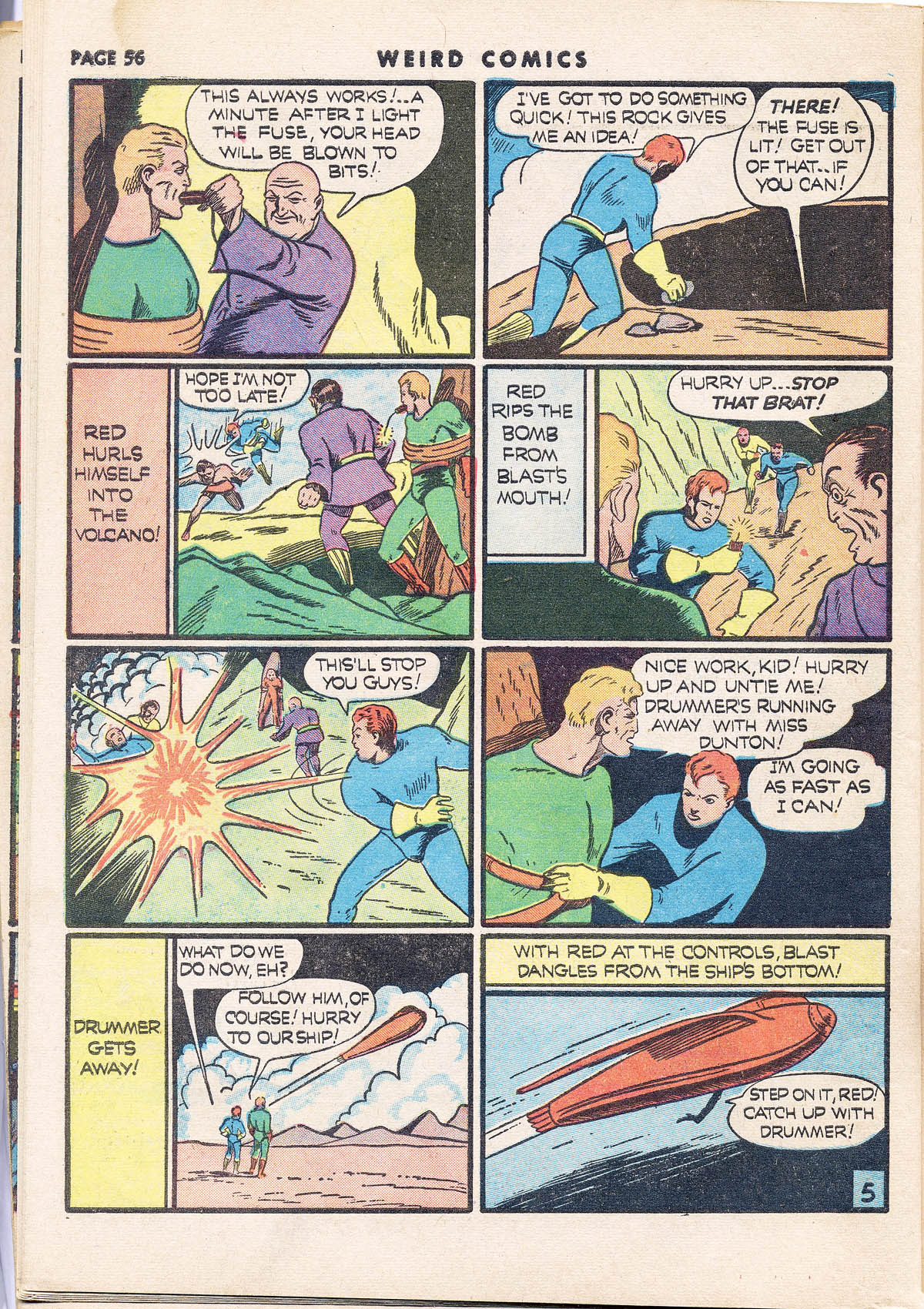 Read online Weird Comics comic -  Issue #13 - 56