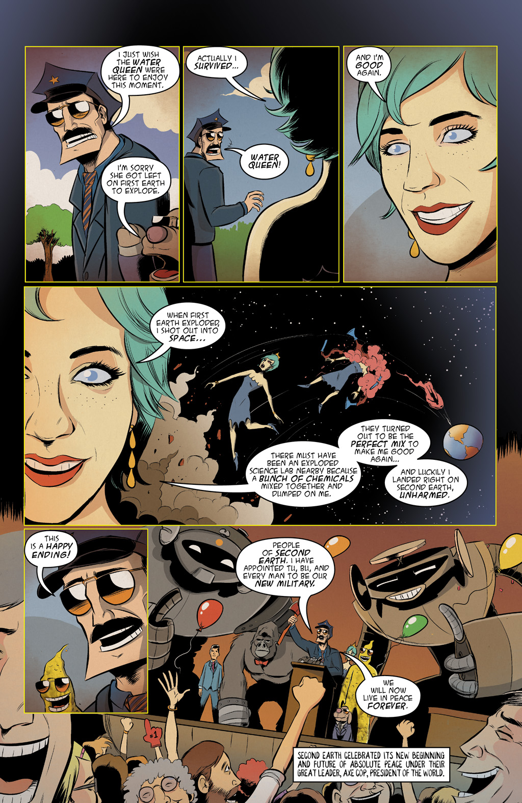 Read online Axe Cop: President of the World comic -  Issue #3 - 22