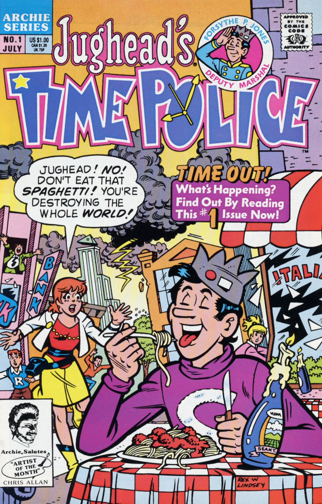 Read online Jughead's Time Police comic -  Issue #1 - 1