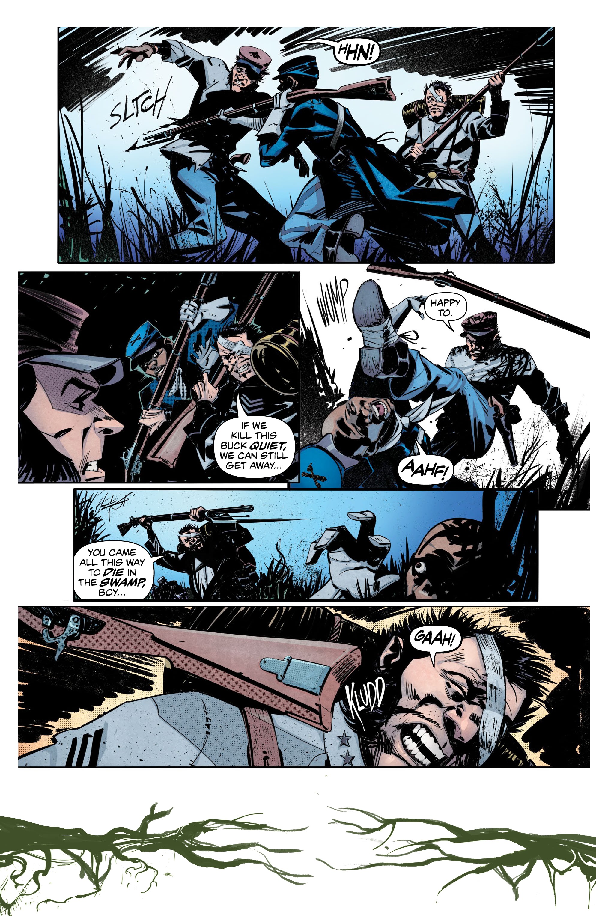 Read online Swamp God comic -  Issue #3 - 7