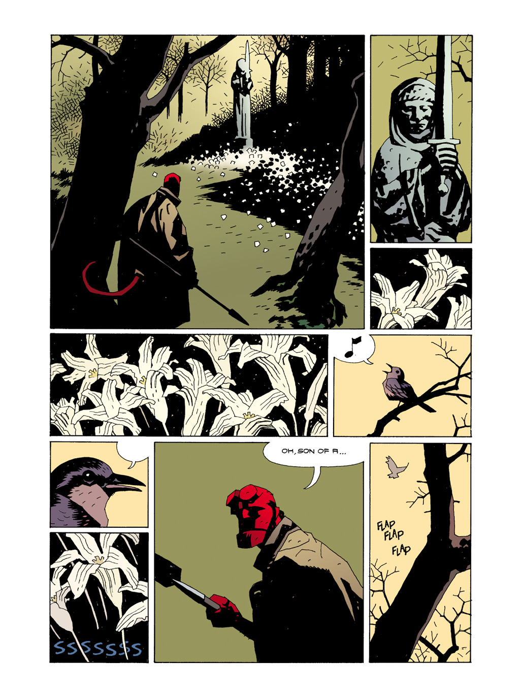 Read online The Art of Hellboy comic -  Issue # TPB - 128
