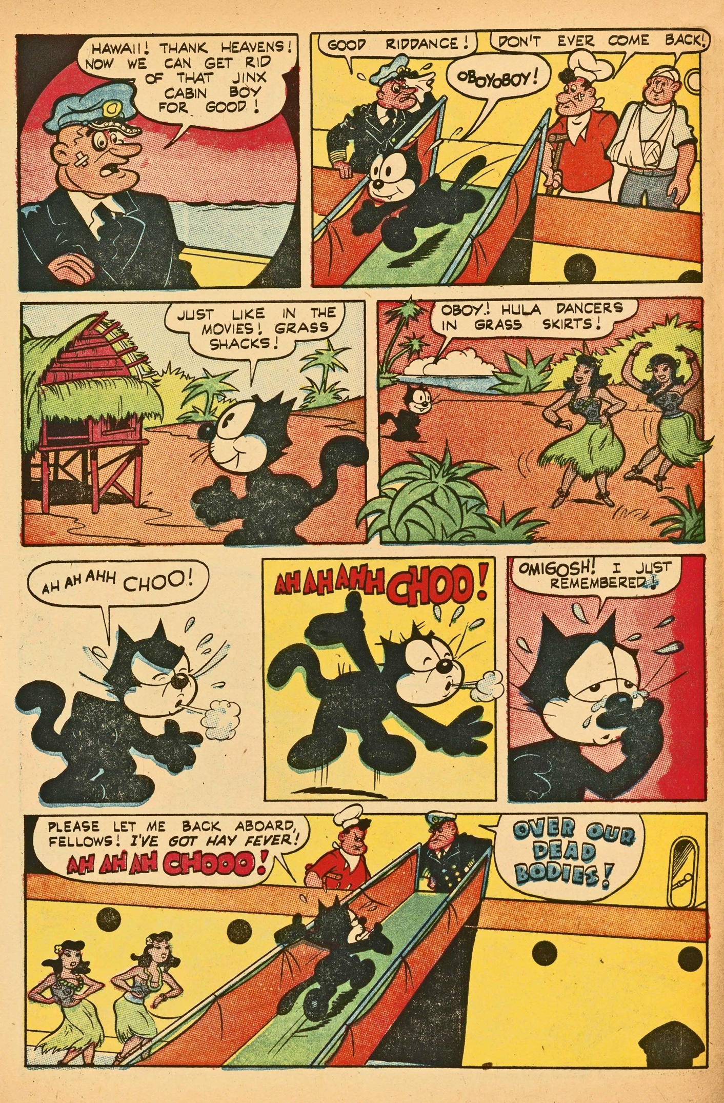 Read online Felix the Cat (1951) comic -  Issue #34 - 10