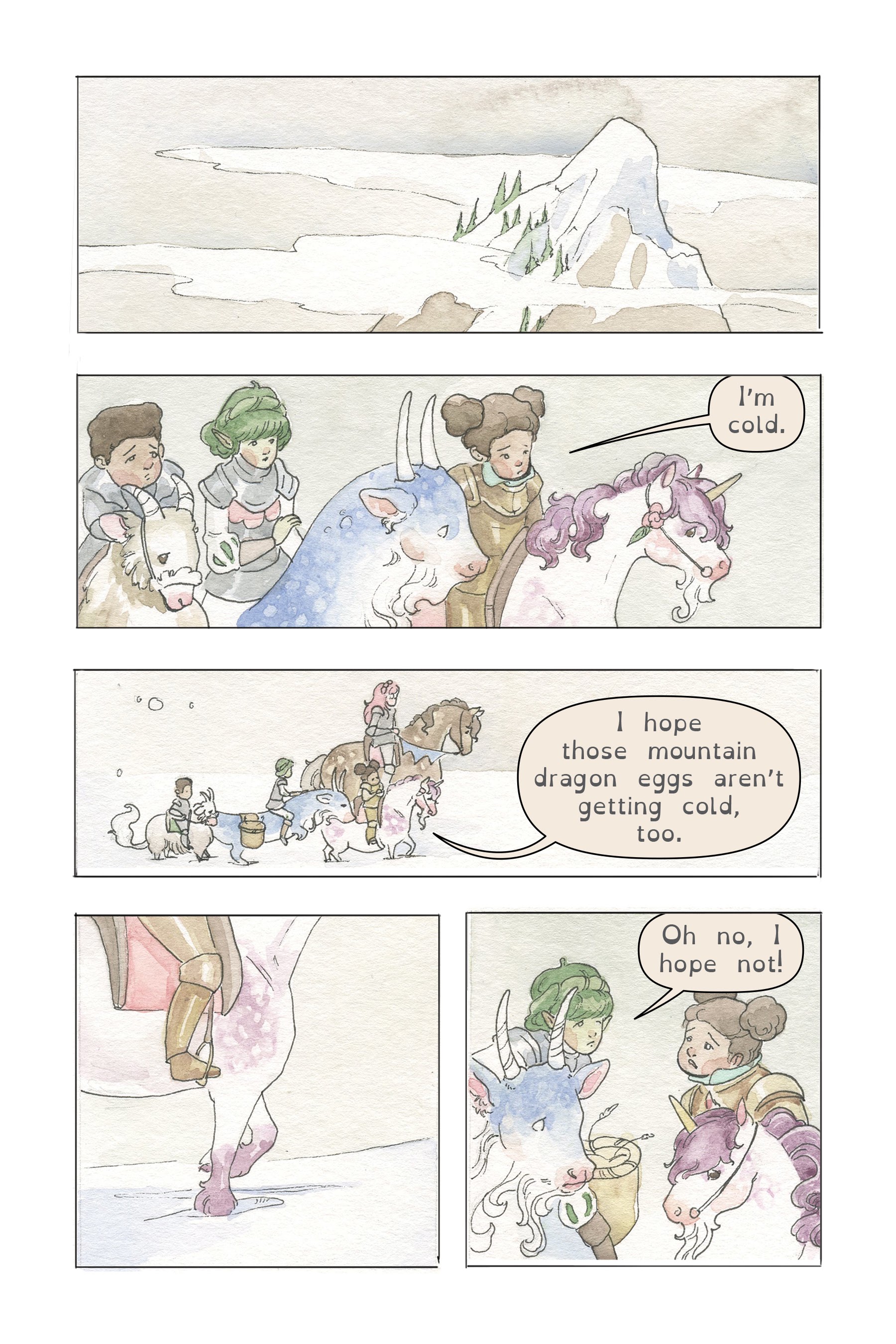 Read online Emiline: Knight in Training comic -  Issue # Full - 20