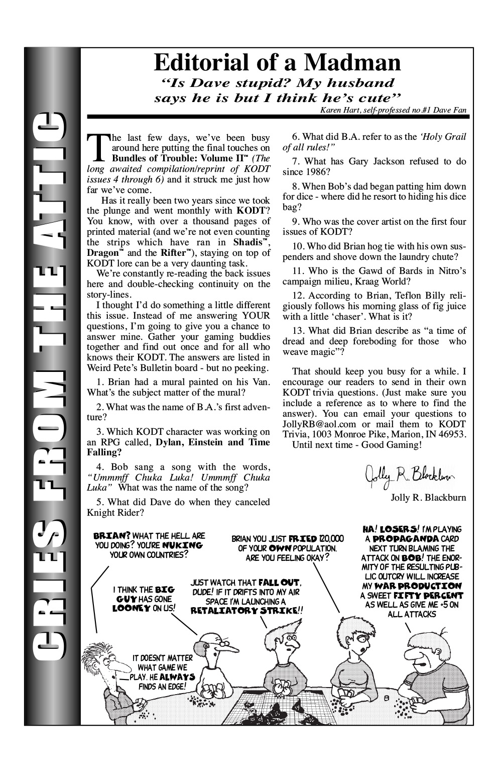 Read online Knights of the Dinner Table comic -  Issue #28 - 4