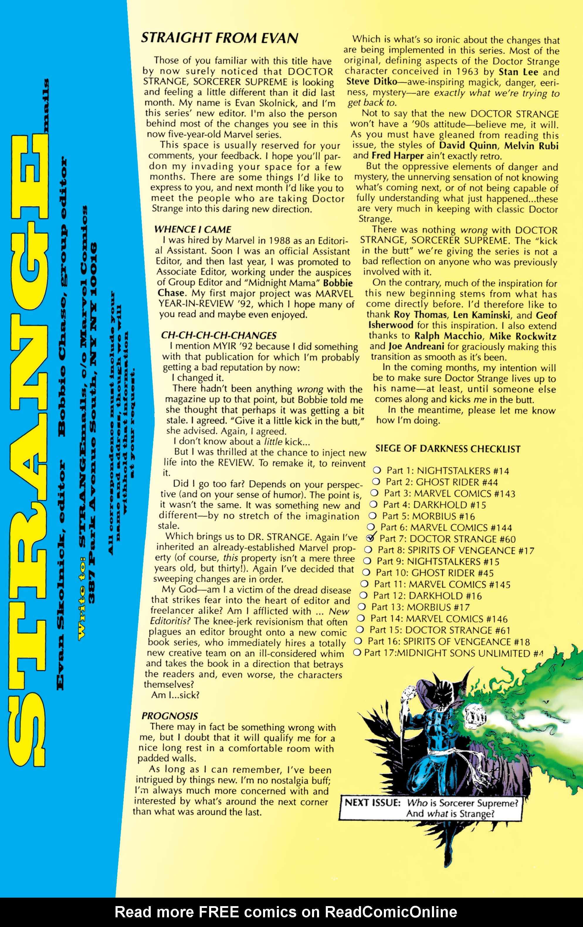 Read online Doctor Strange, Sorcerer Supreme Omnibus comic -  Issue # TPB 3 (Part 1) - 96