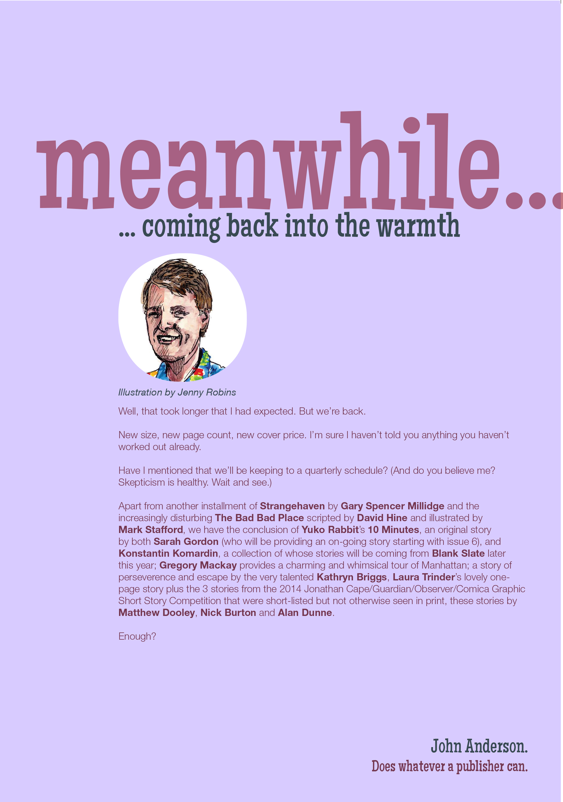 Read online Meanwhile... comic -  Issue #5 - 99