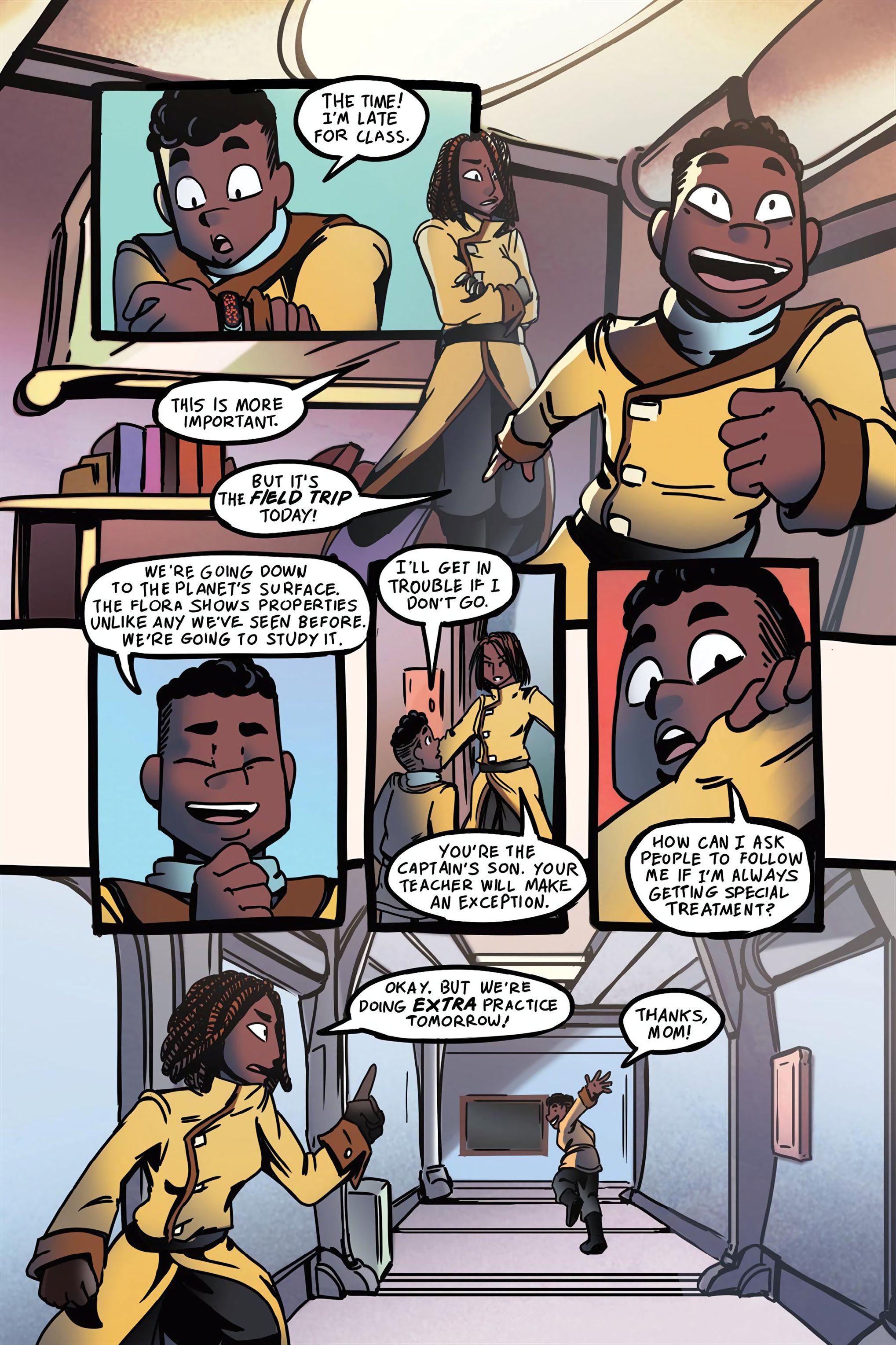 Read online Cosmic Cadets: Contact! comic -  Issue # TPB (Part 1) - 9