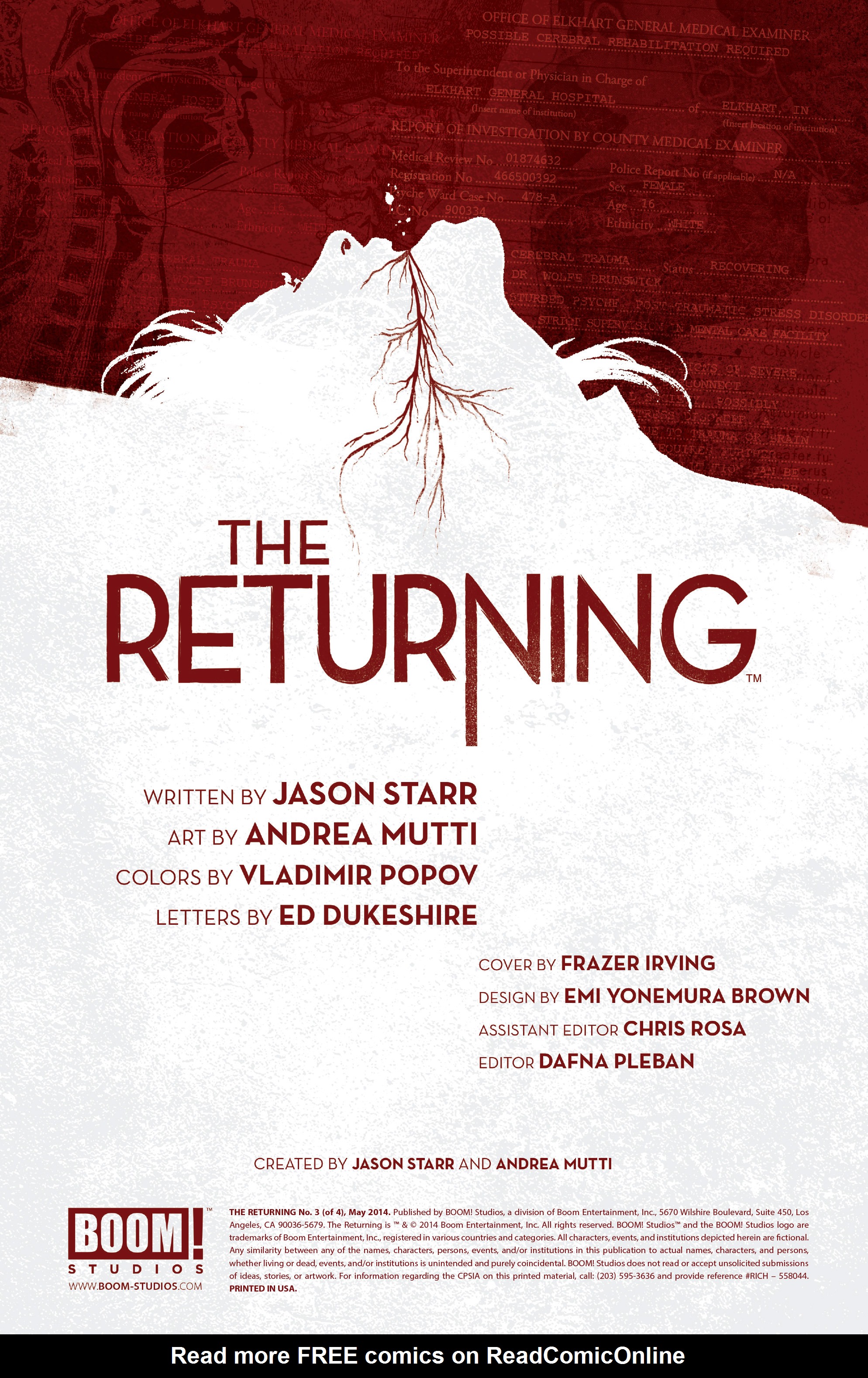 Read online The Returning comic -  Issue #3 - 2
