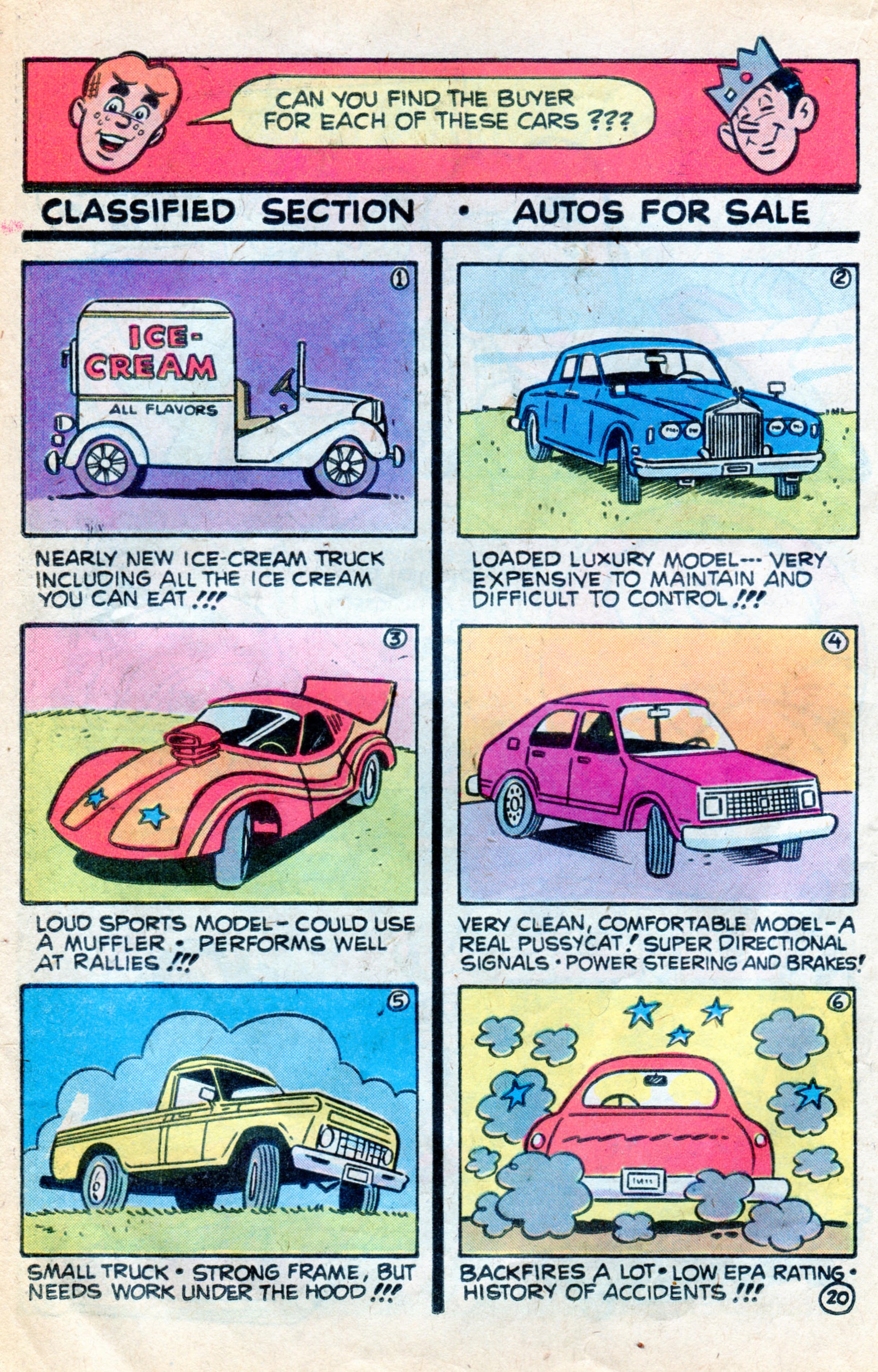 Read online Archie's Car comic -  Issue # Full - 21